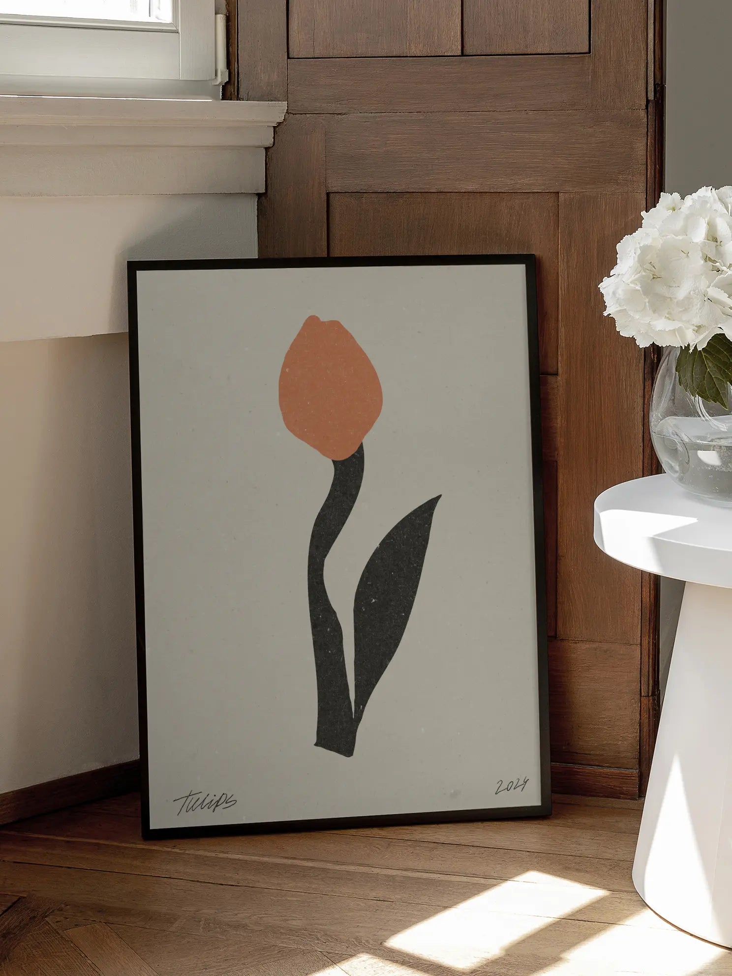 Orange Tulip Poster