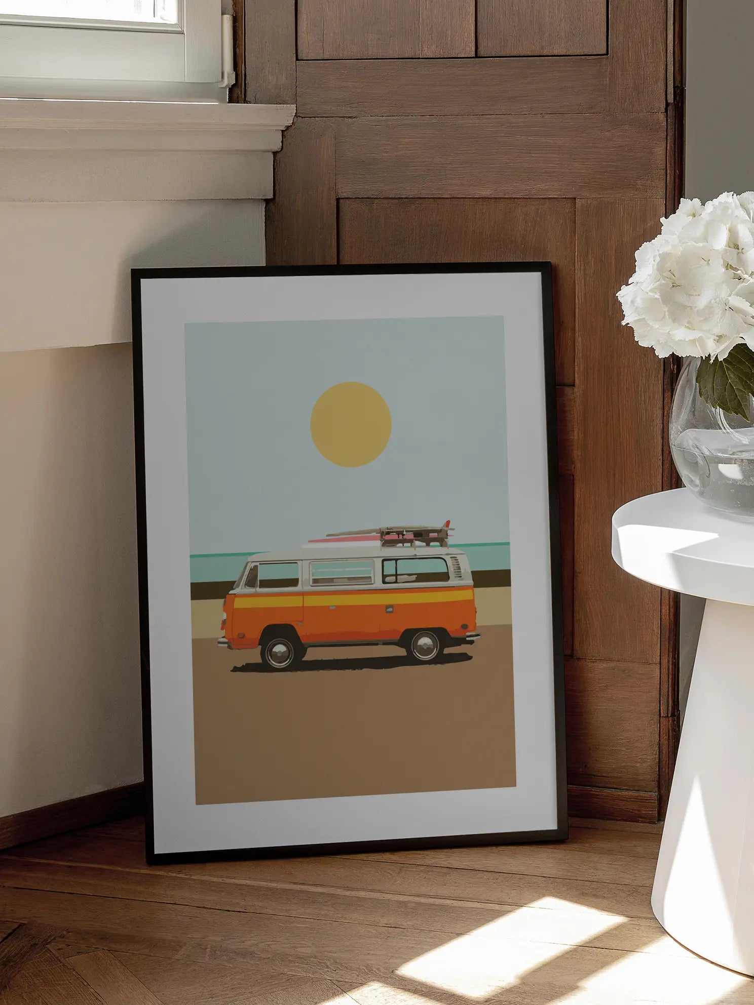 Orange Van Poster