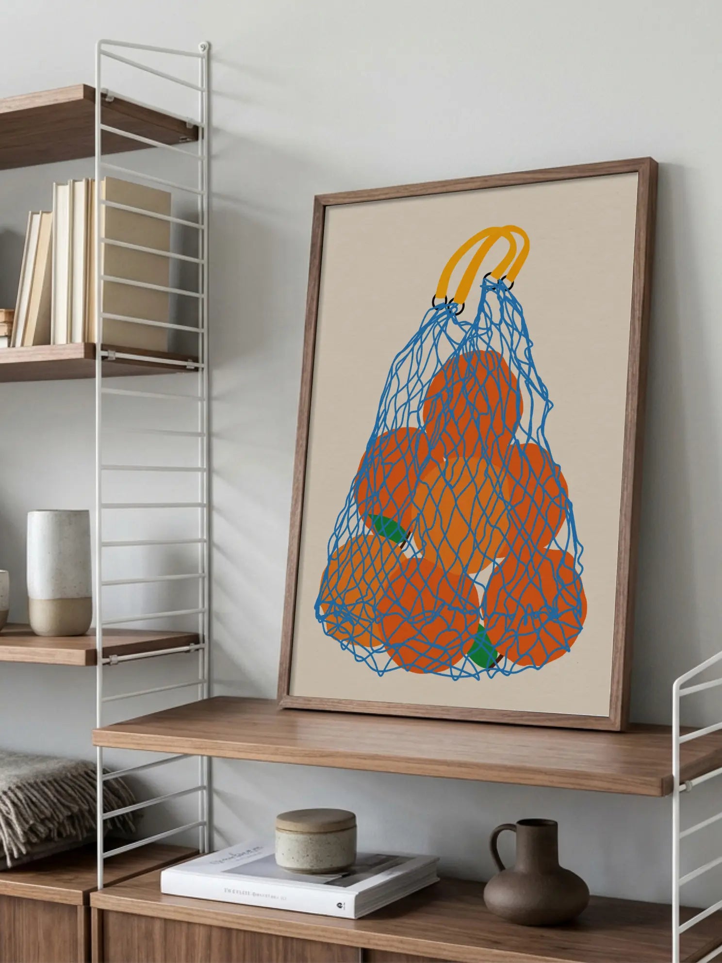 Oranges in a Bag Poster