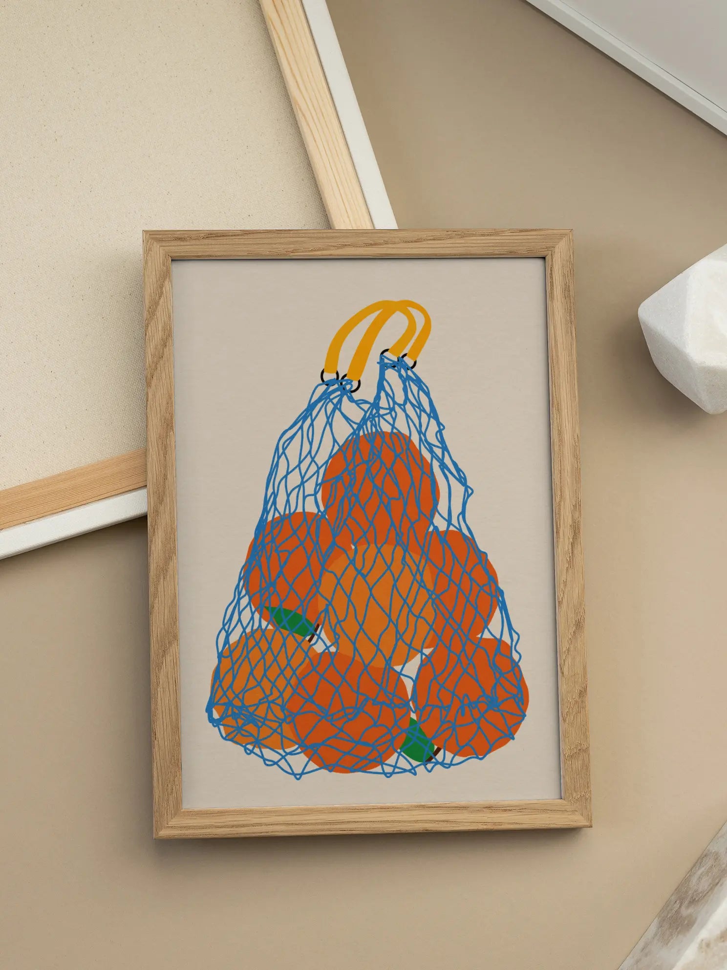 Oranges in a Bag Poster