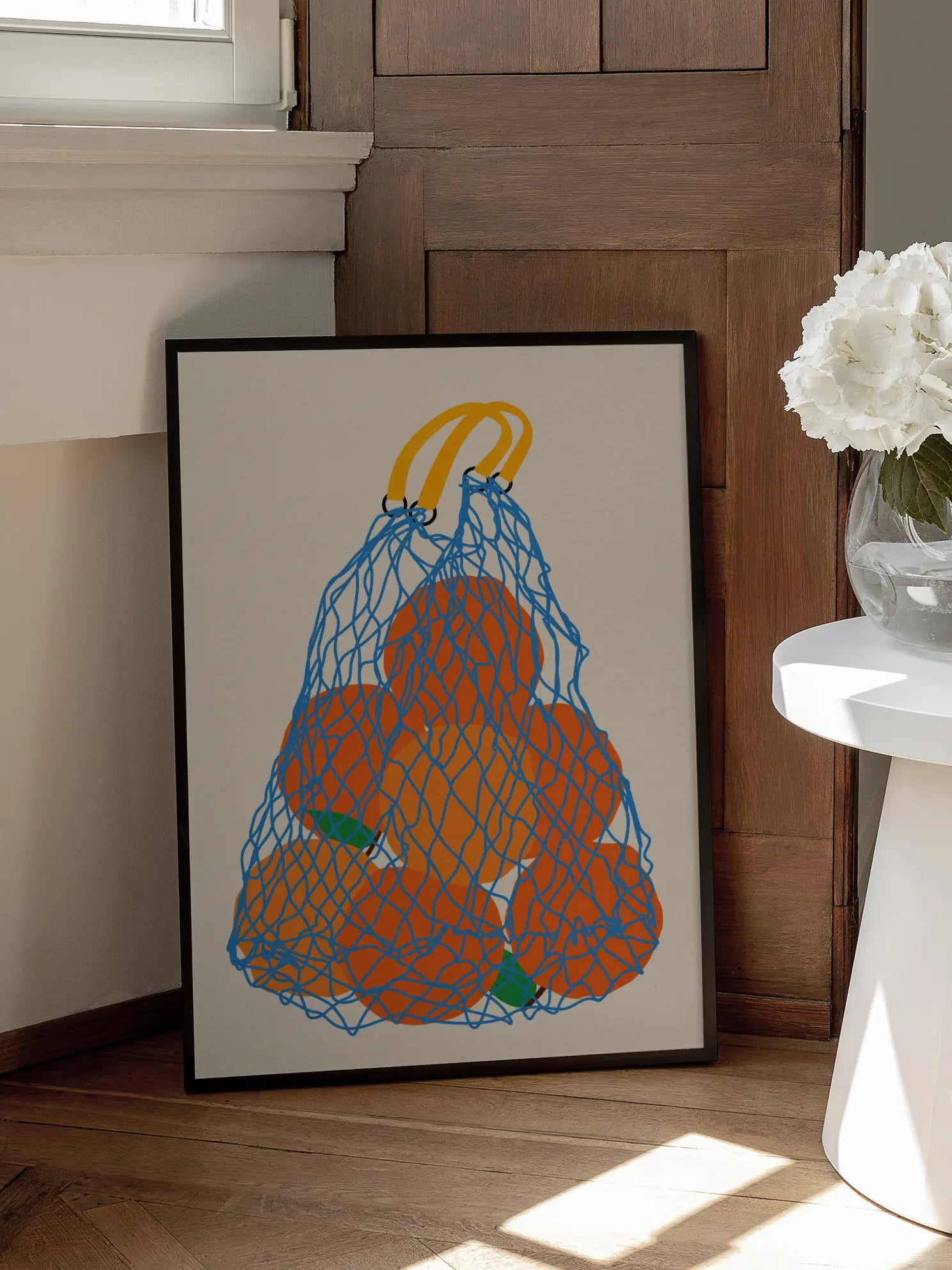 Oranges in a Bag Poster