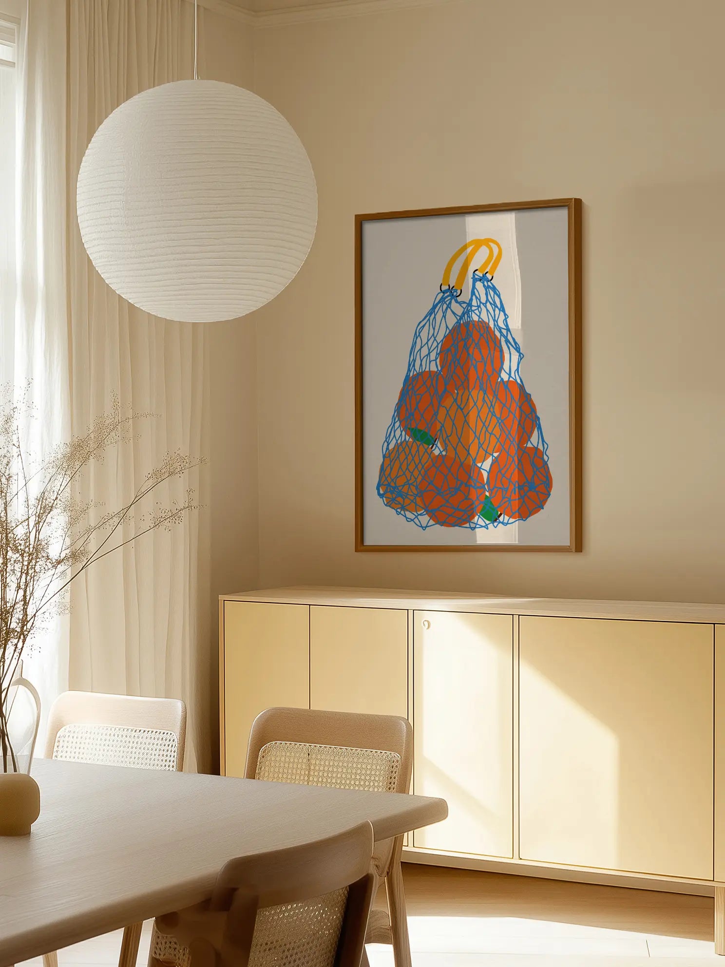 Oranges in a Bag Poster