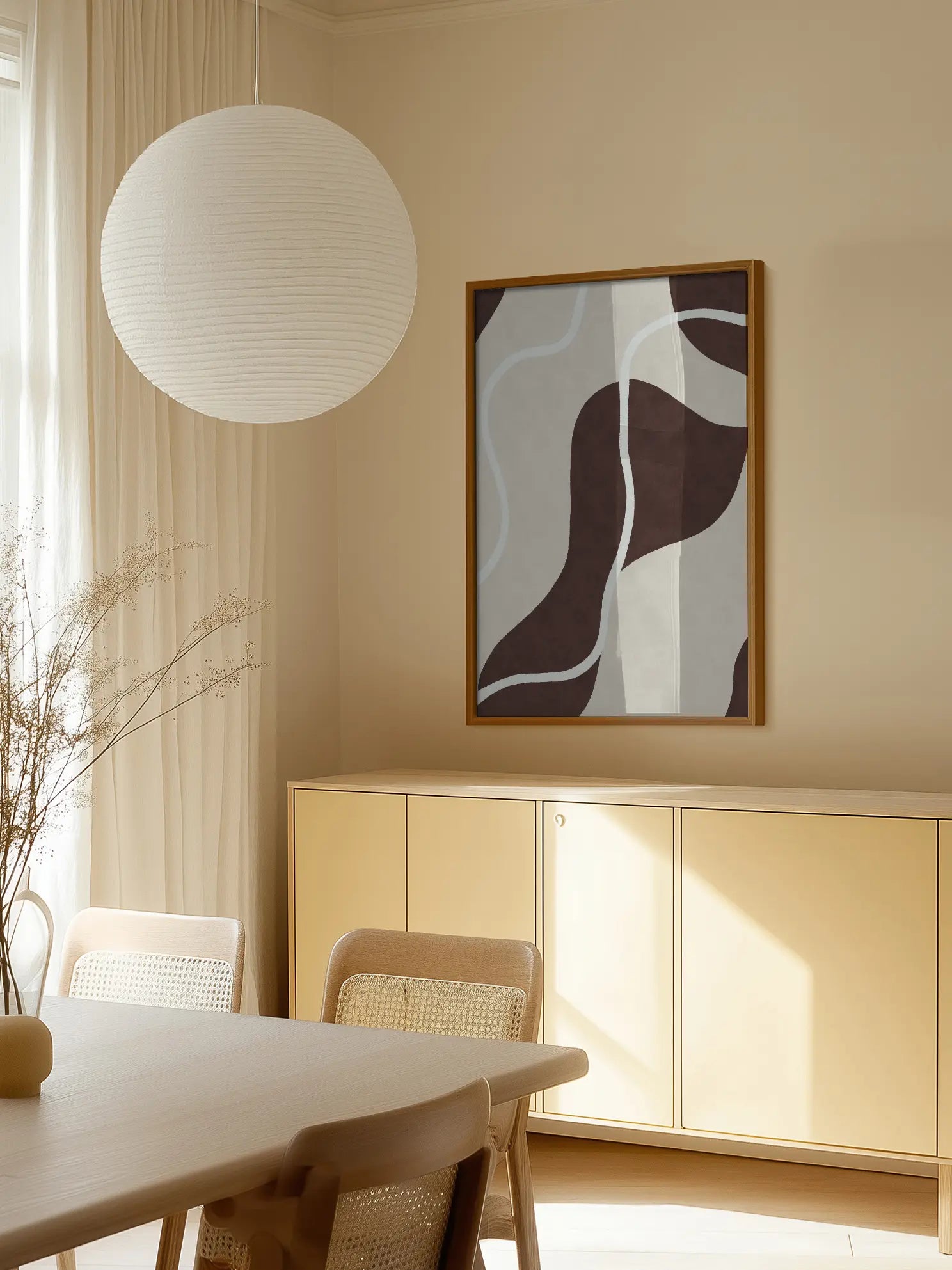 Organic Curves Poster