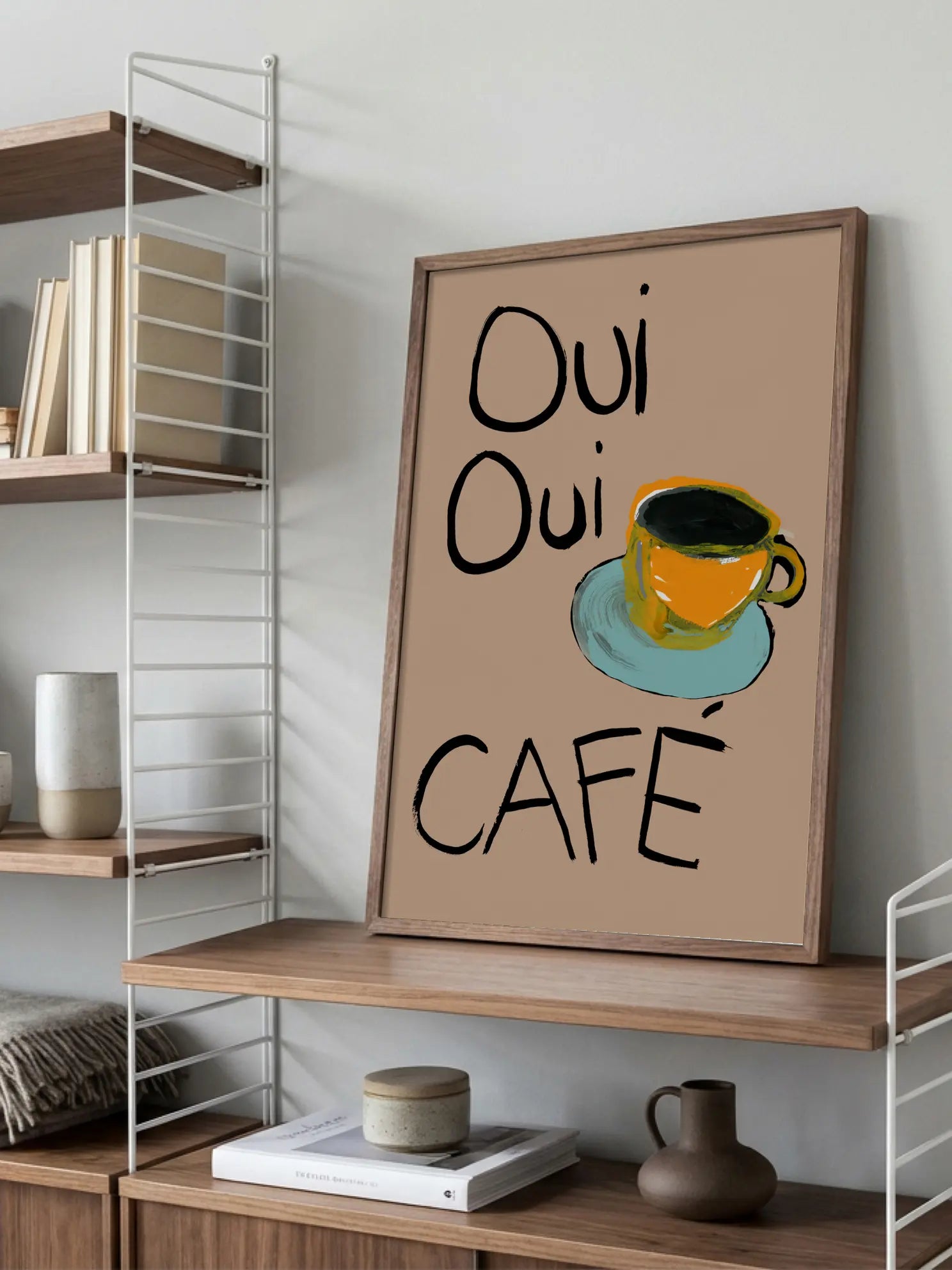 Oui Oui Café Poster