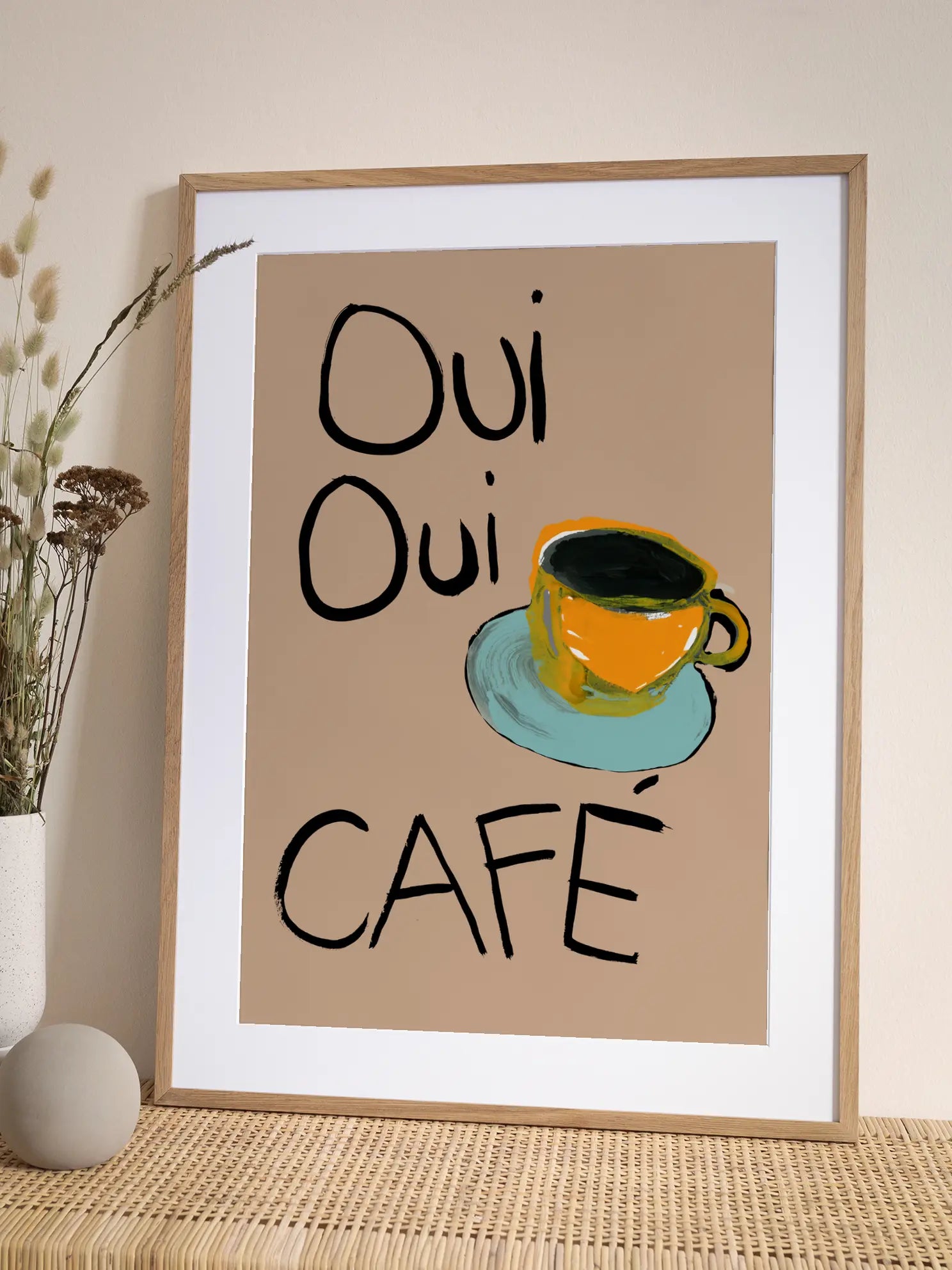 Oui Oui Café Poster