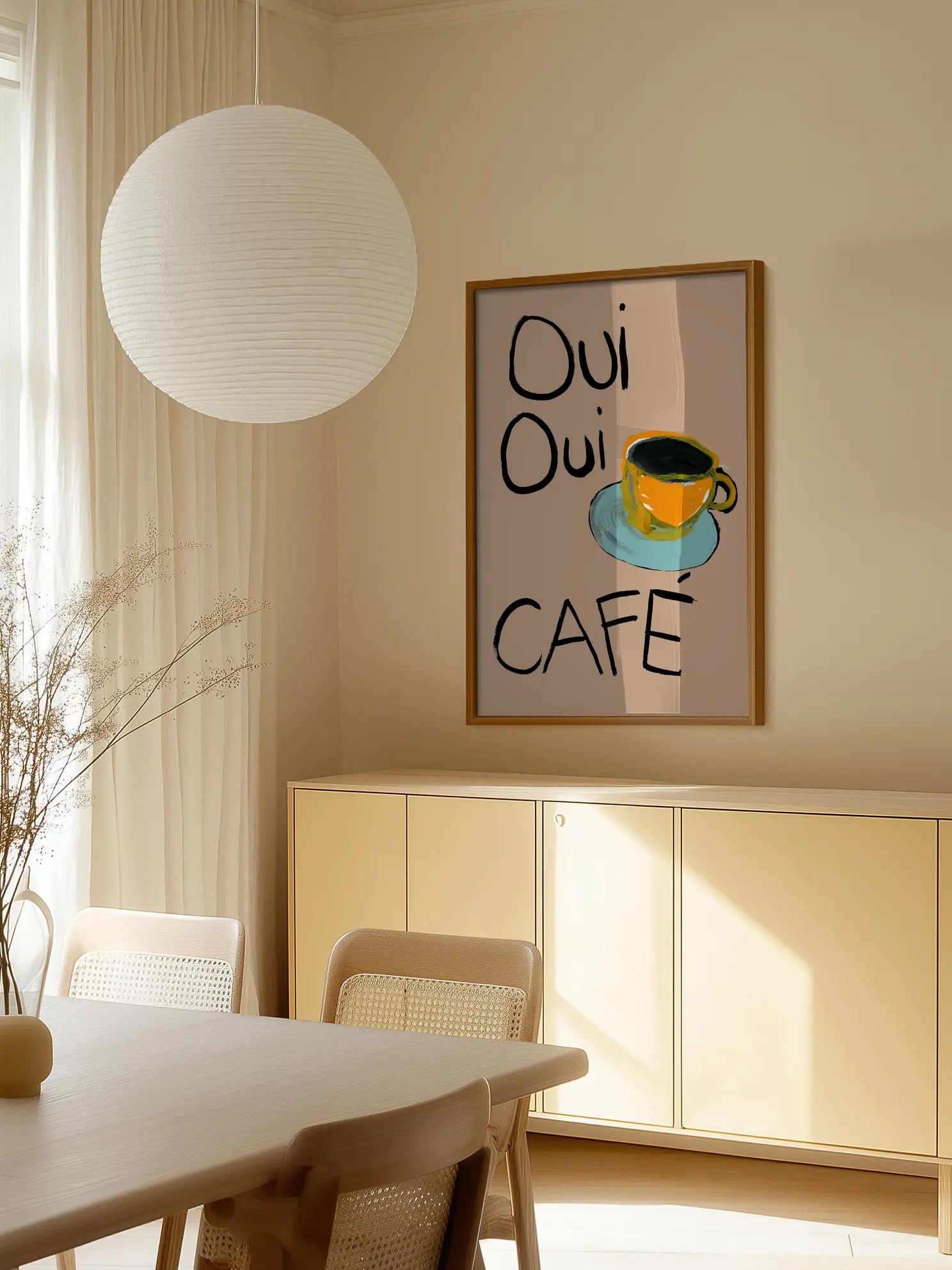 Oui Oui Café Poster