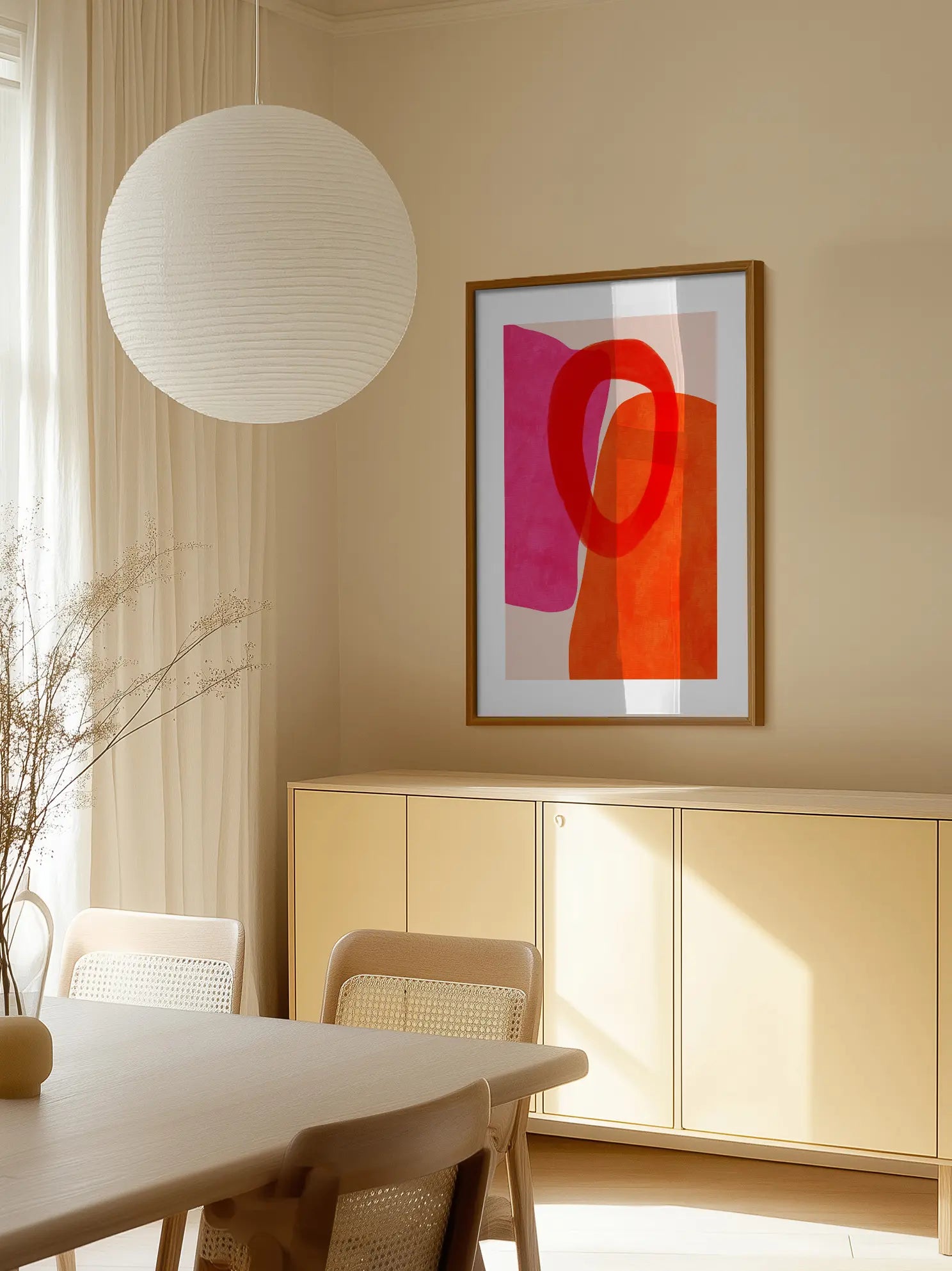 Painted Lines No5 Poster