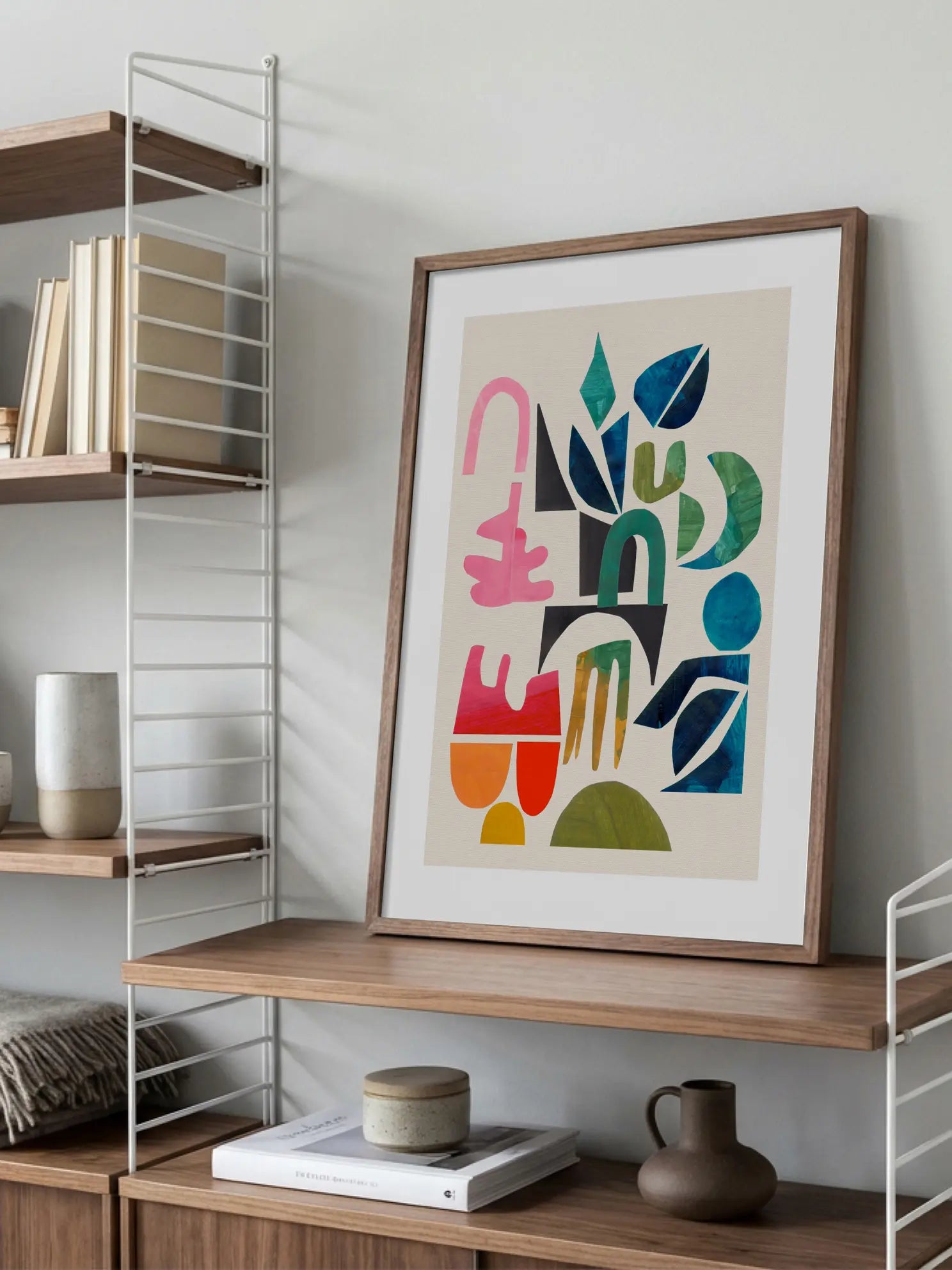 Painted Shapes Poster