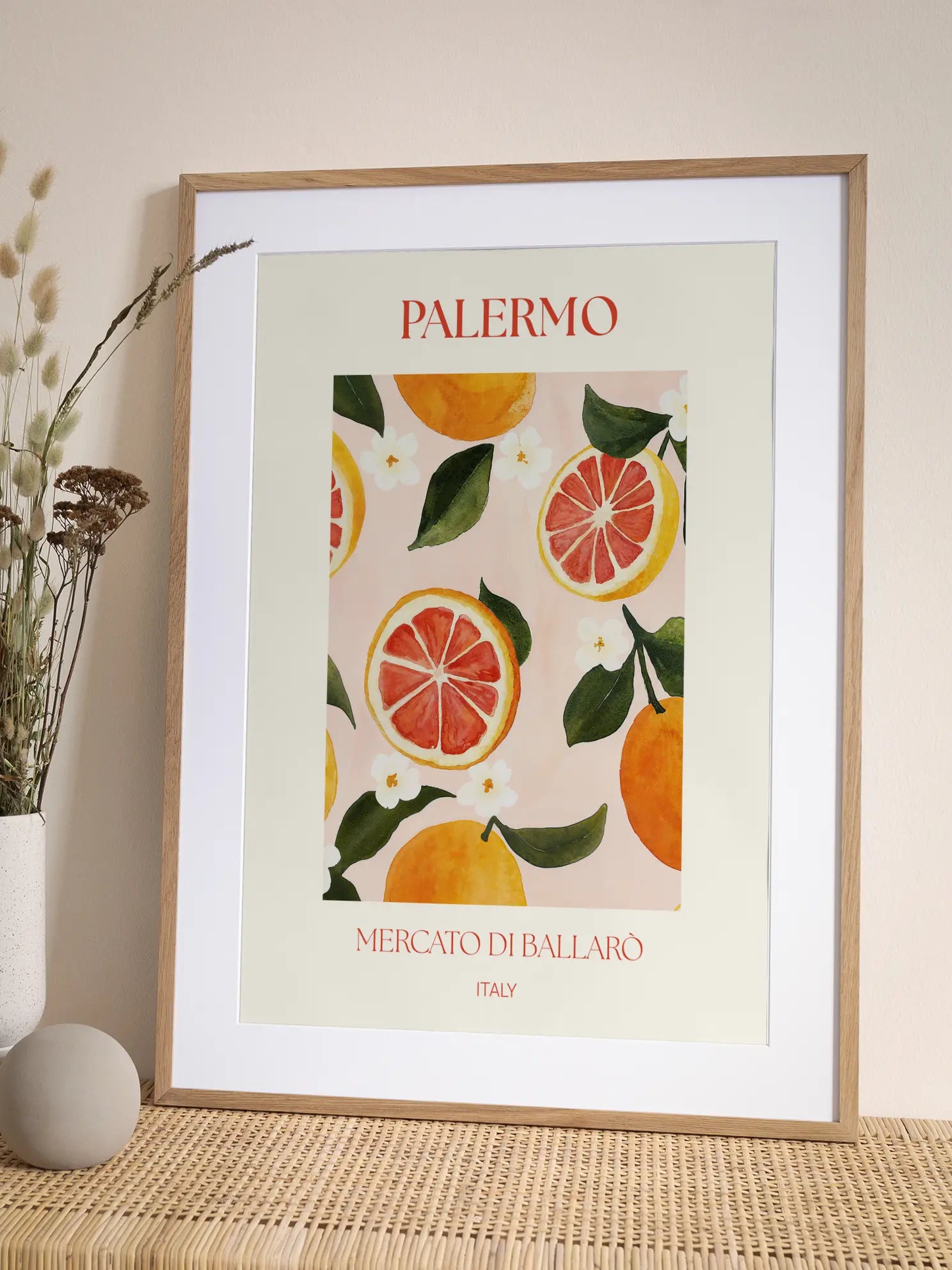 Palermo Grapefruits Poster