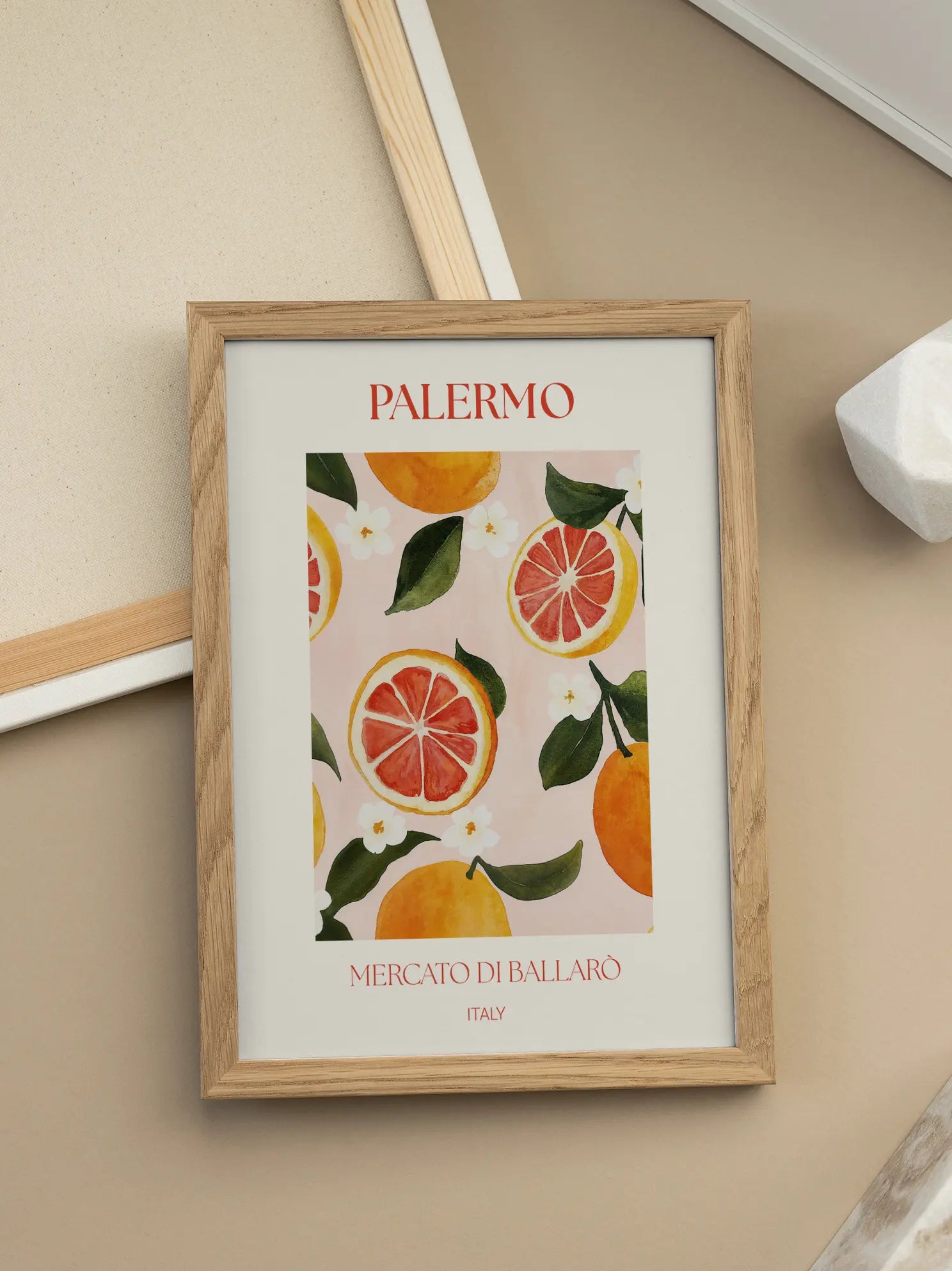 Palermo Grapefruits Poster