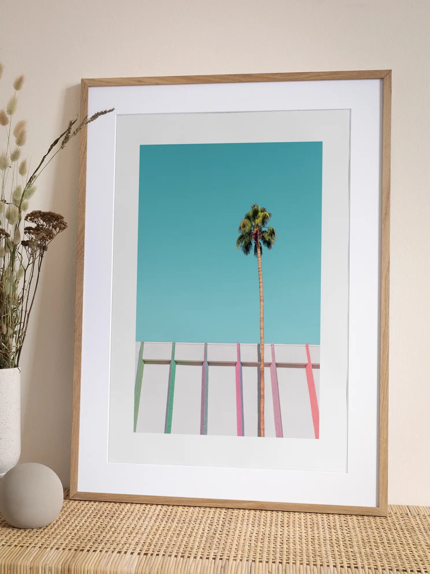 Palm in Paradise Poster