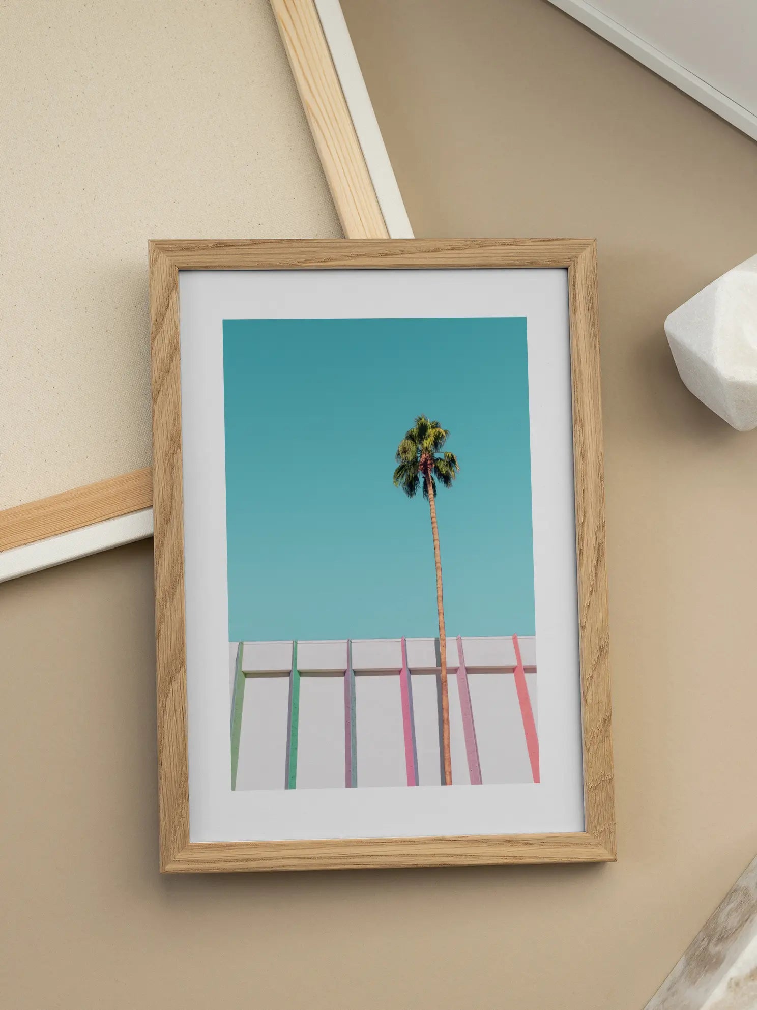 Palm in Paradise Poster
