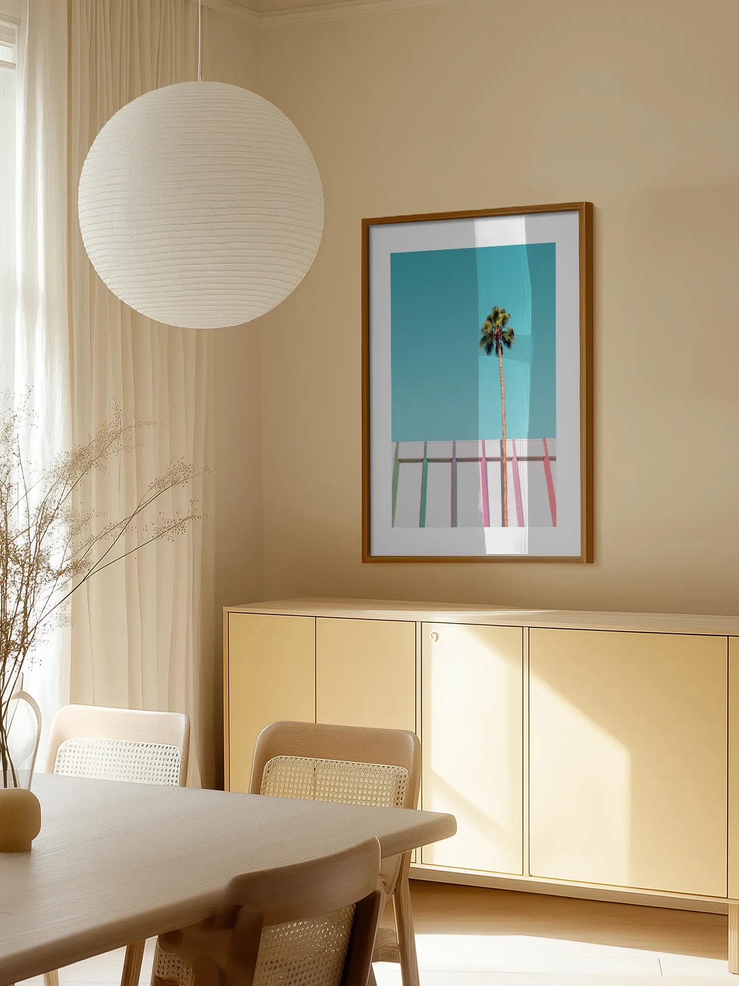 Palm in Paradise Poster
