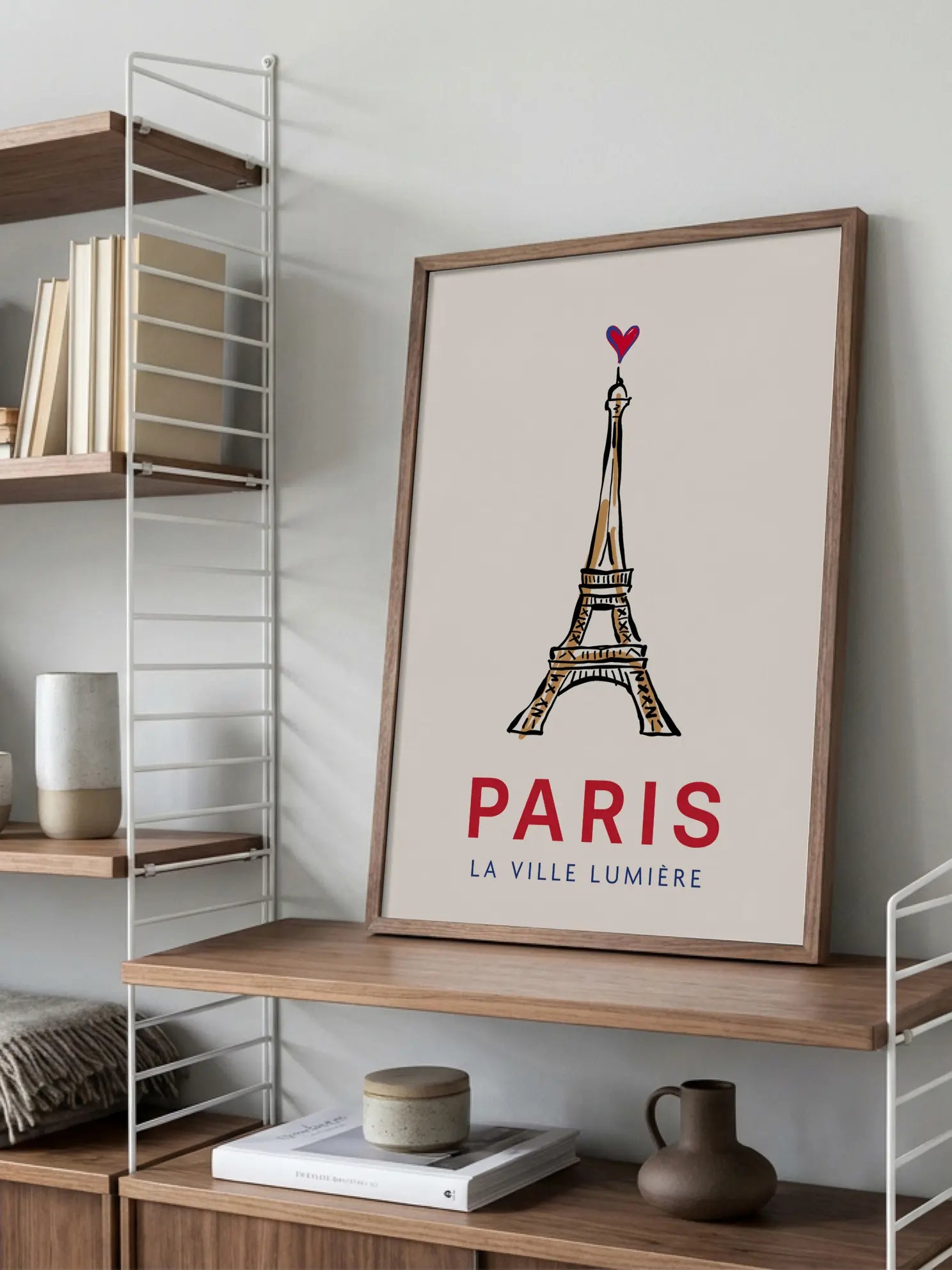 Paris Illustration Poster