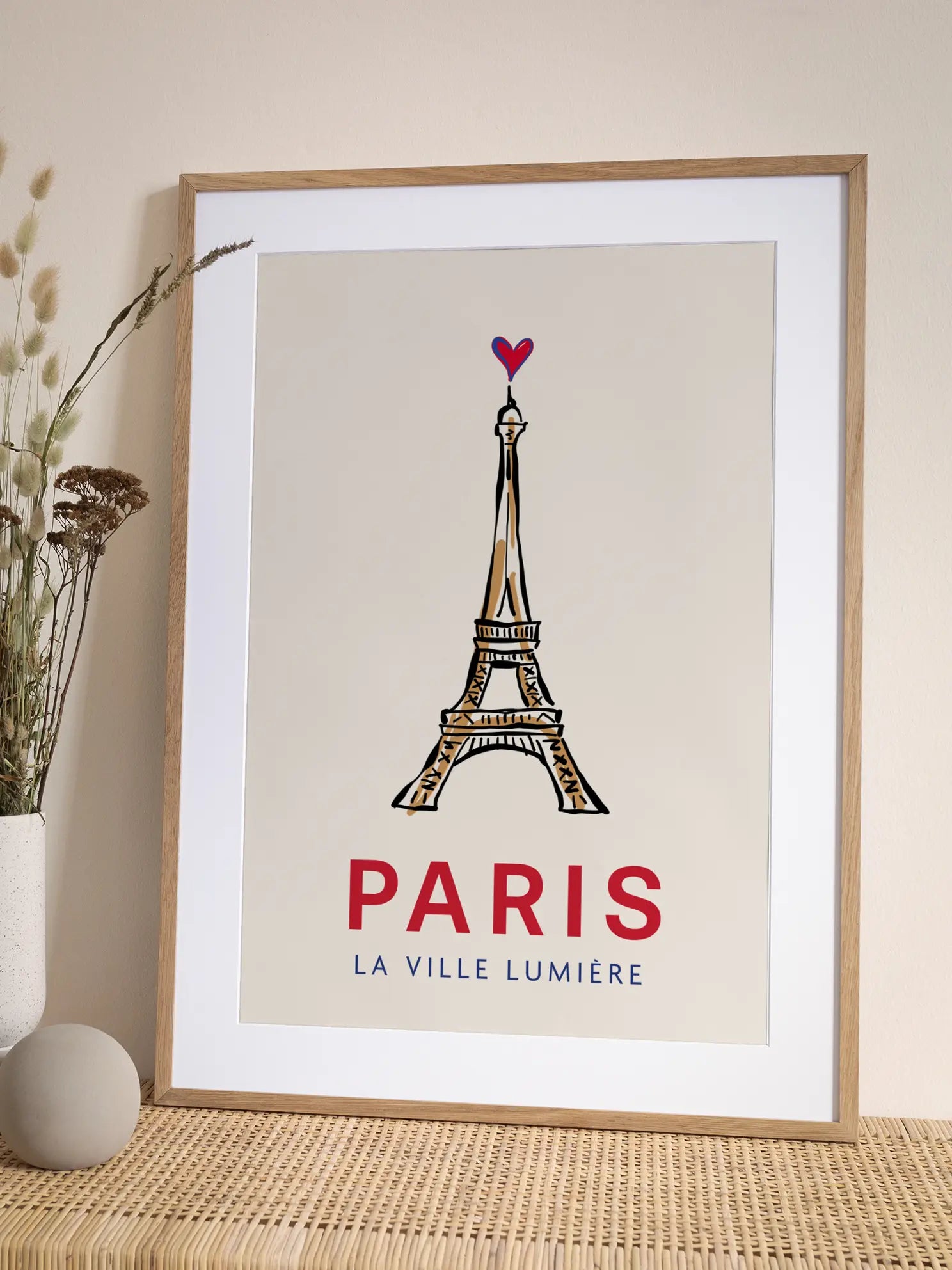 Paris Illustration Poster