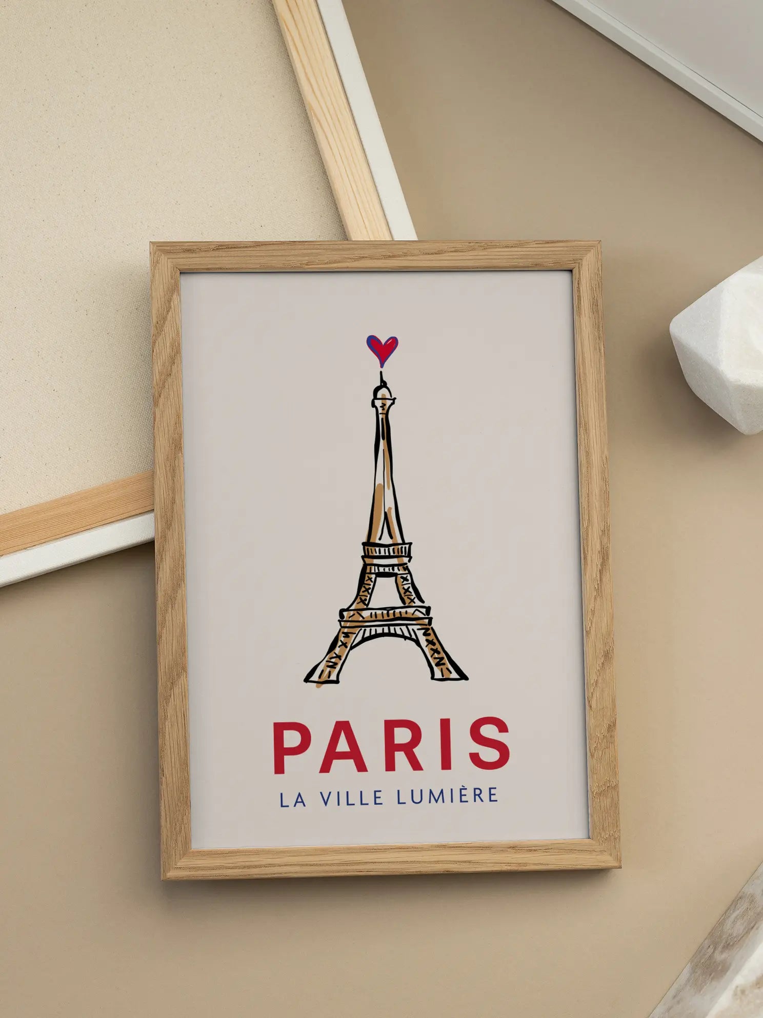 Paris Illustration Poster