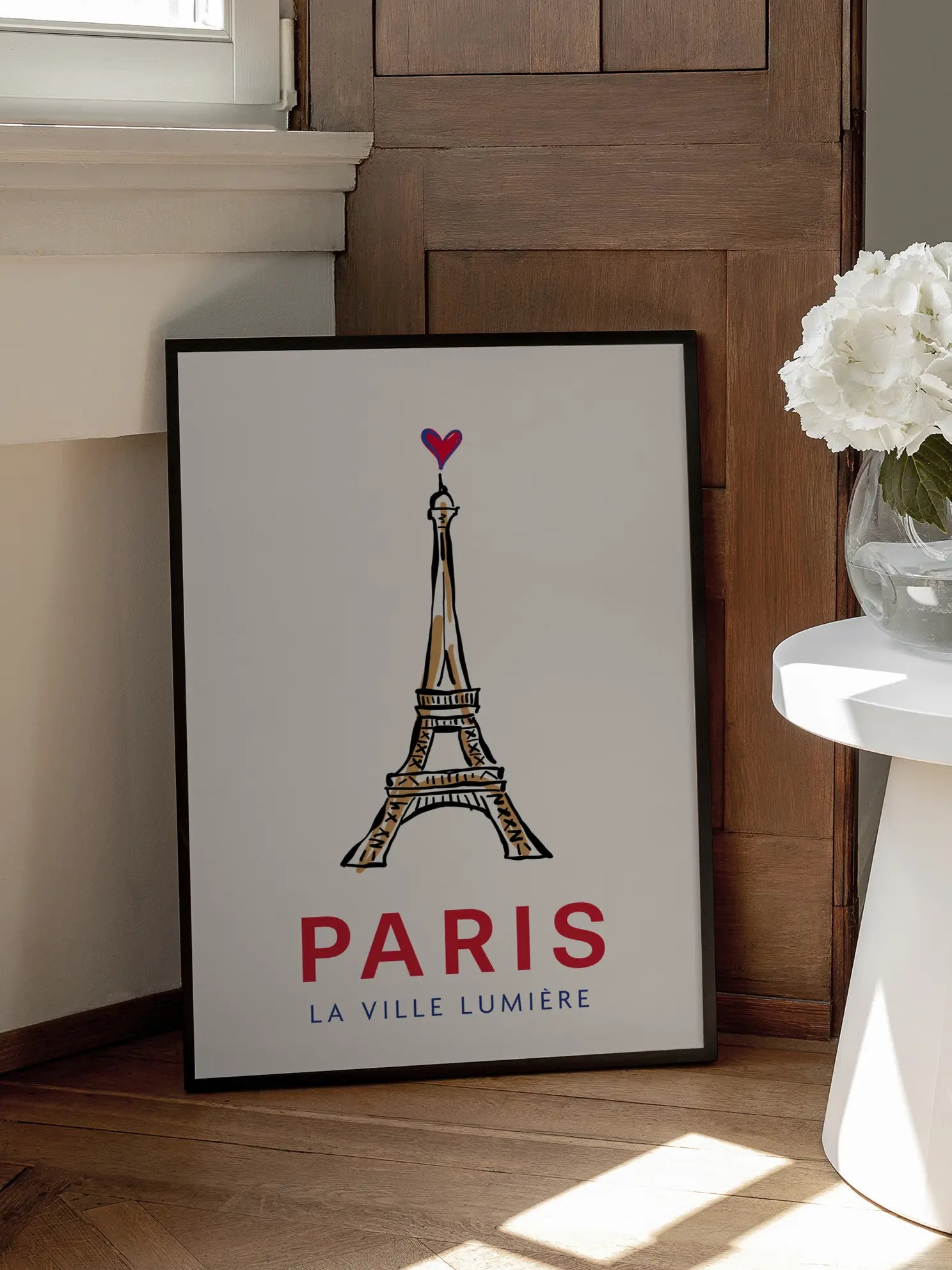 Paris Illustration Poster