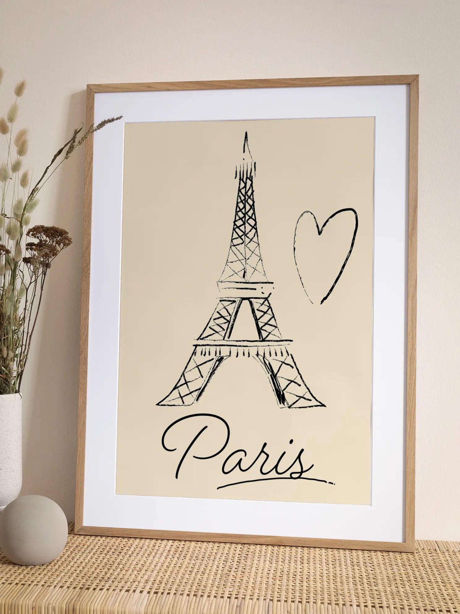 Paris Sketch Poster
