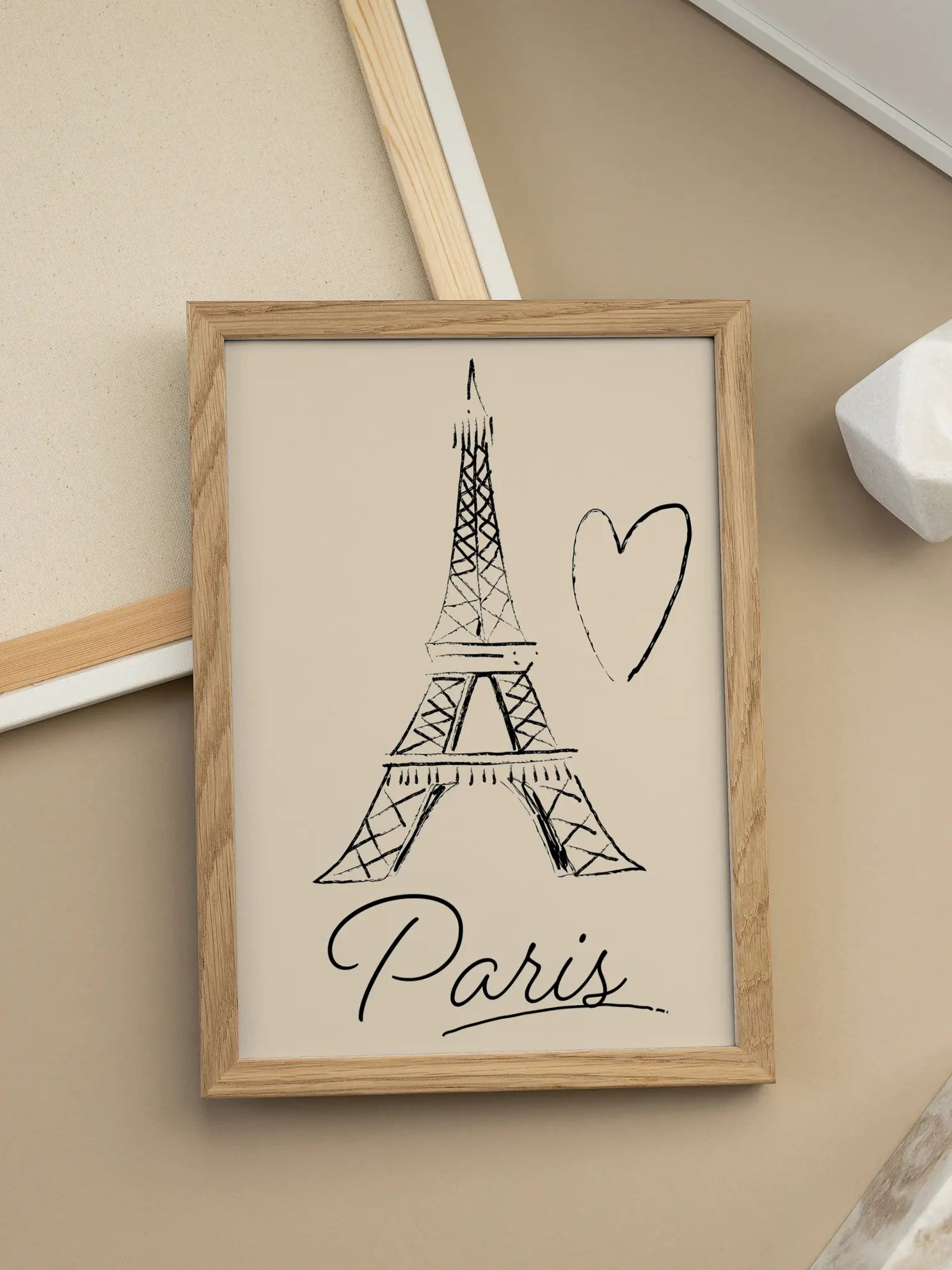 Paris Sketch Poster