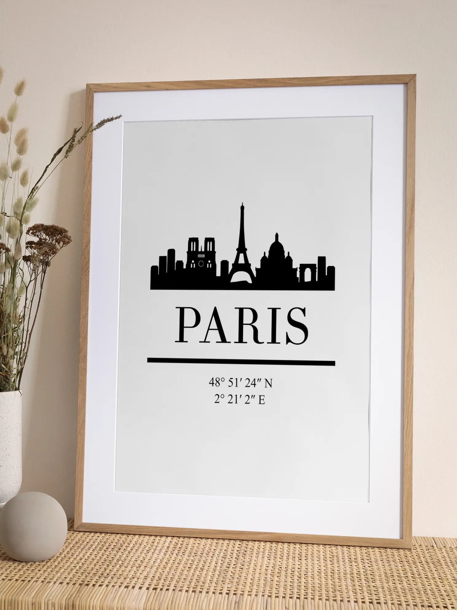 Paris Skyline Poster