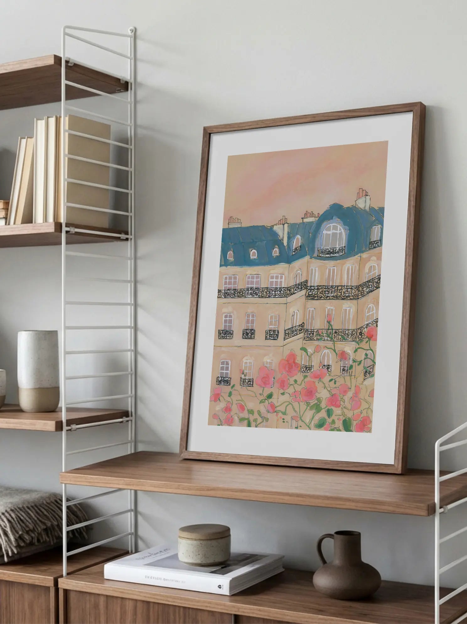 Parisian Building Poster