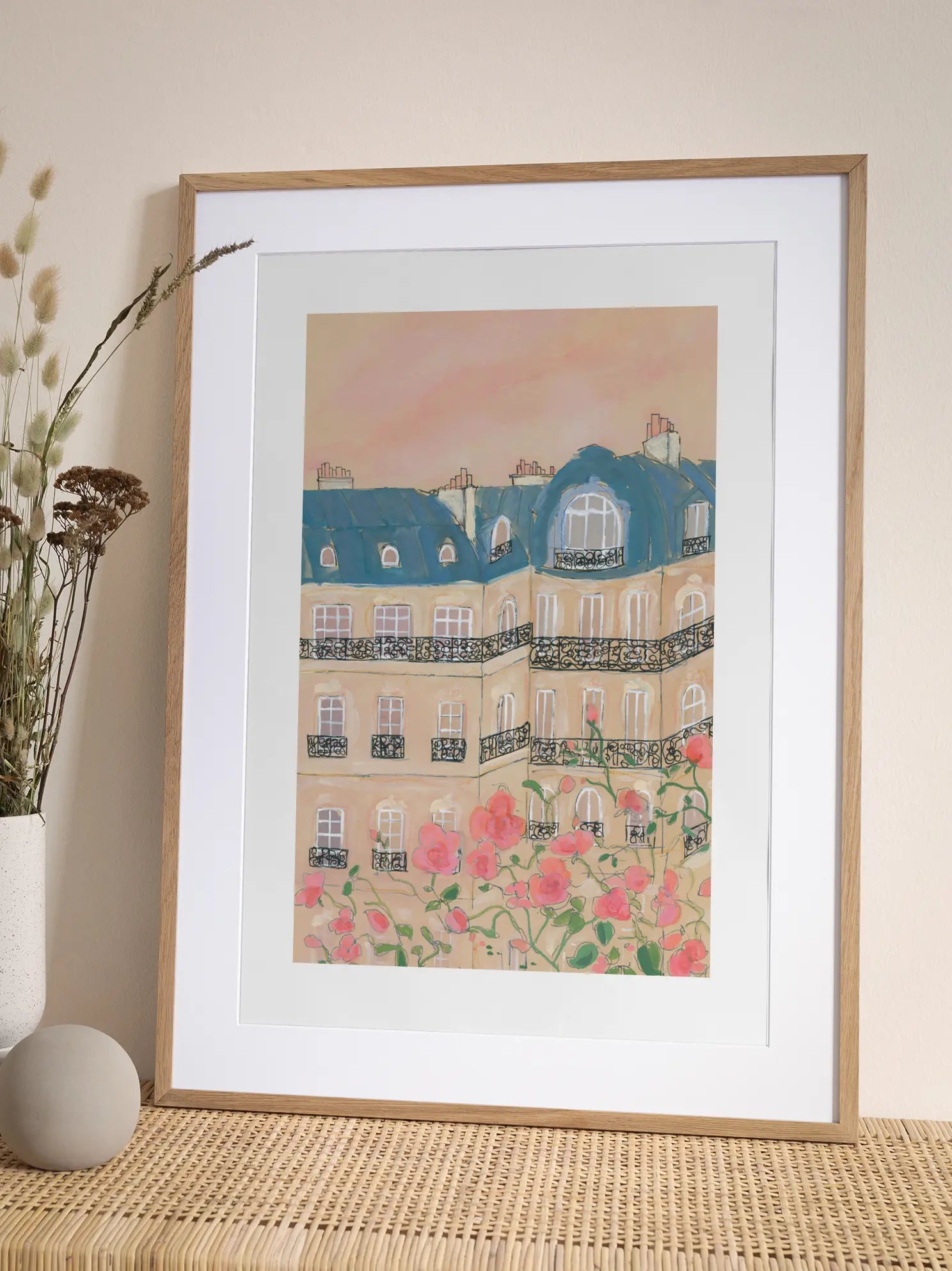 Parisian Building Poster