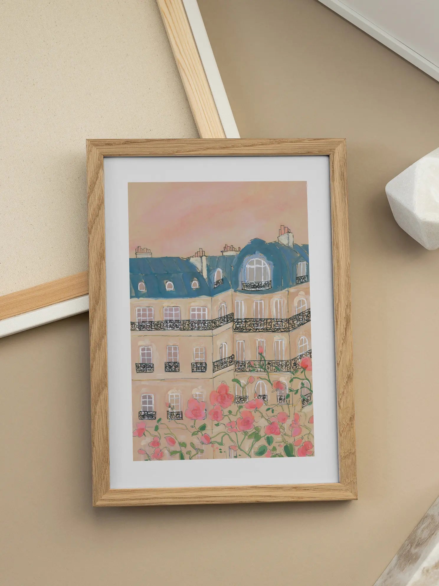 Parisian Building Poster