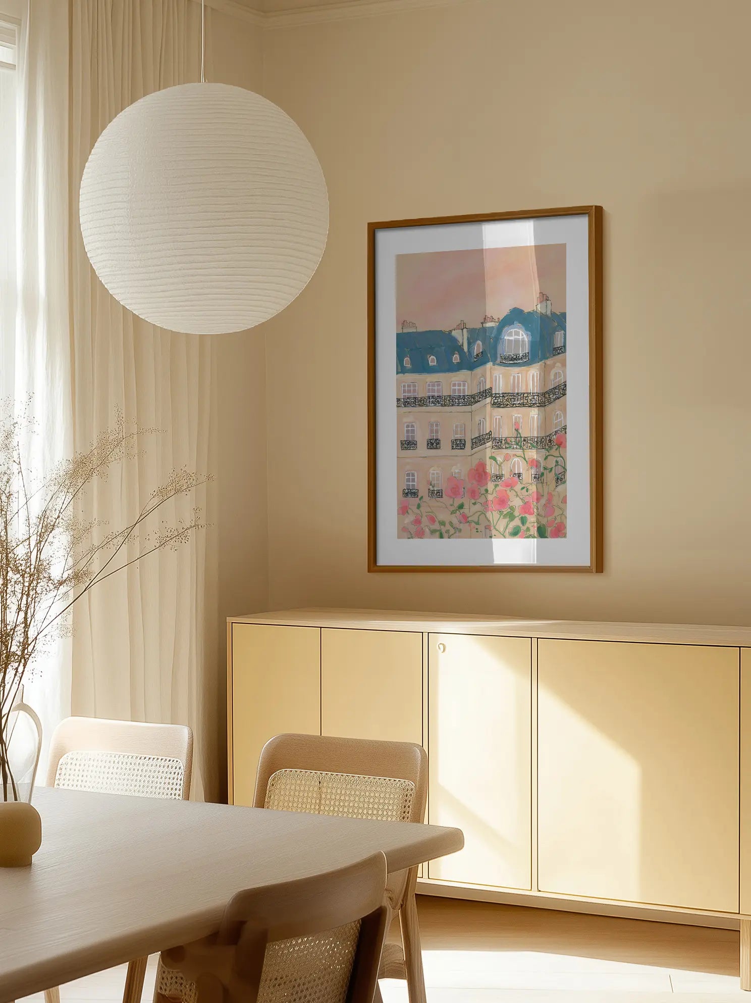 Parisian Building Poster