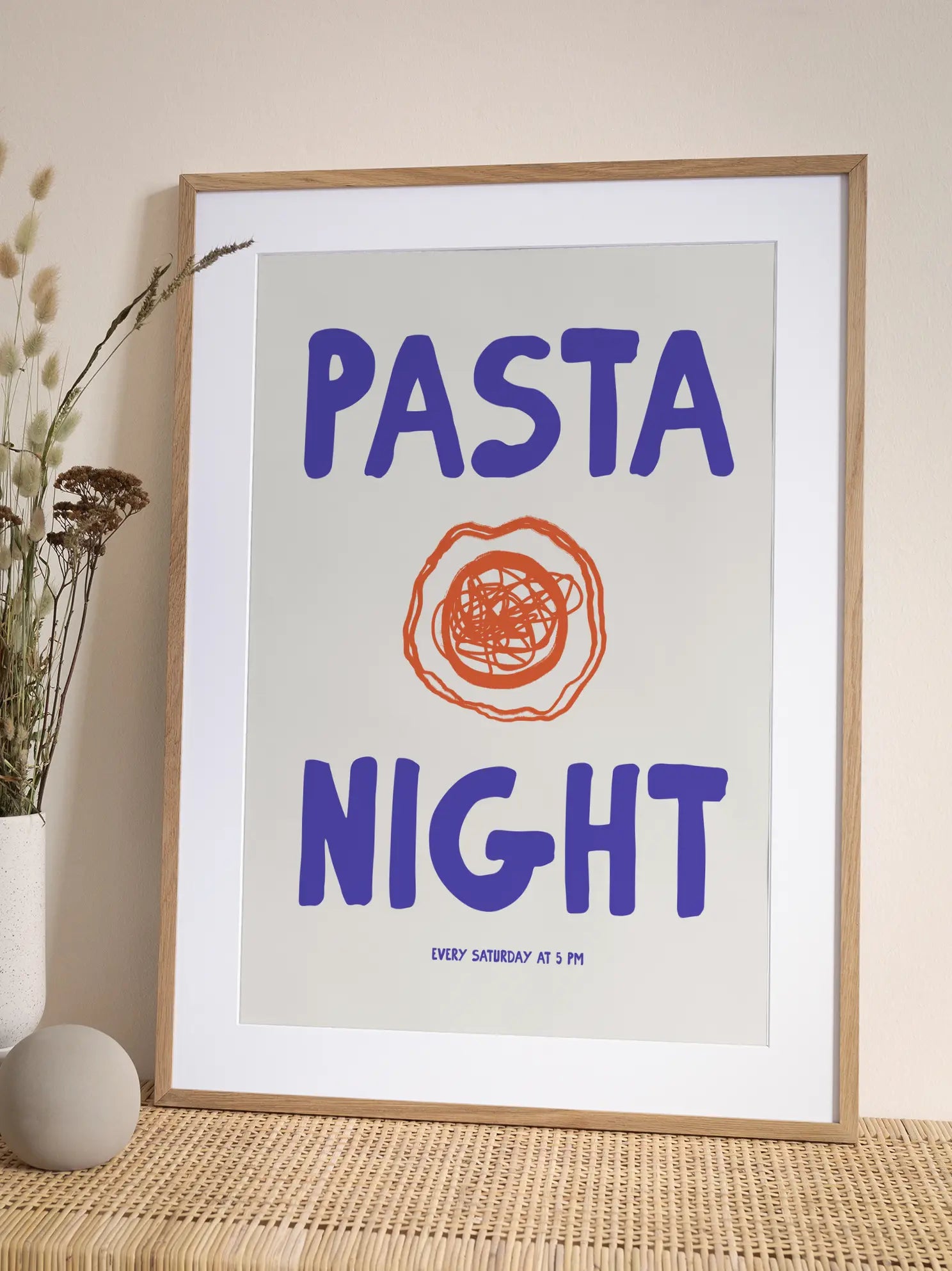 Pasta Night Poster
