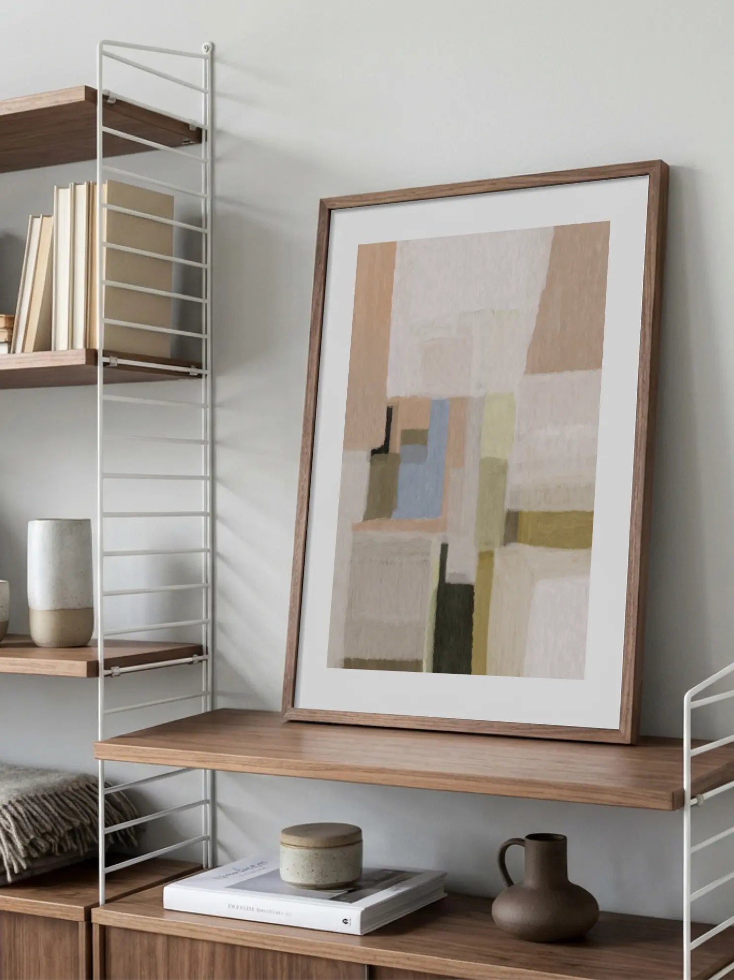 Pastel Abstraction Poster