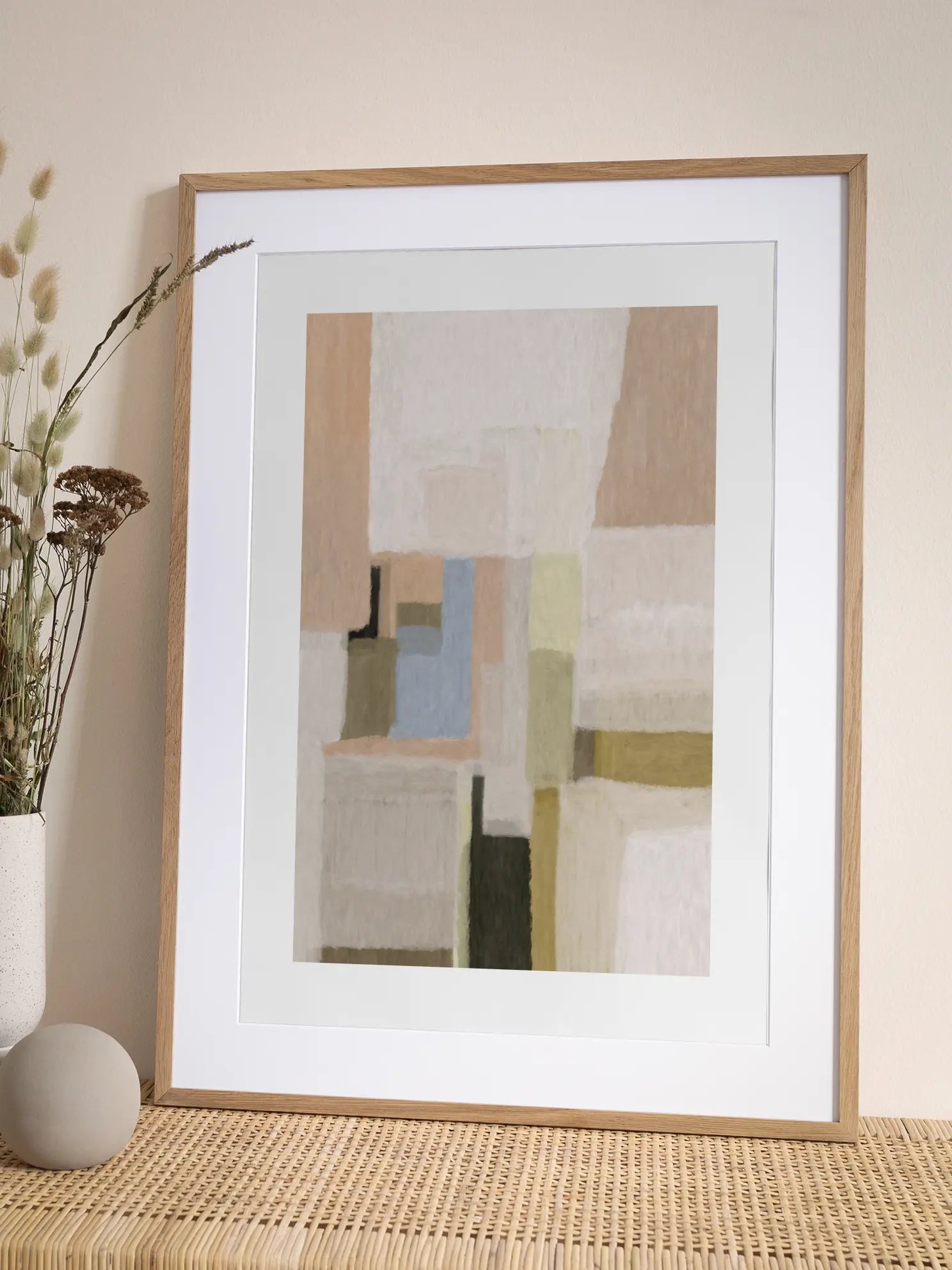 Pastel Abstraction Poster