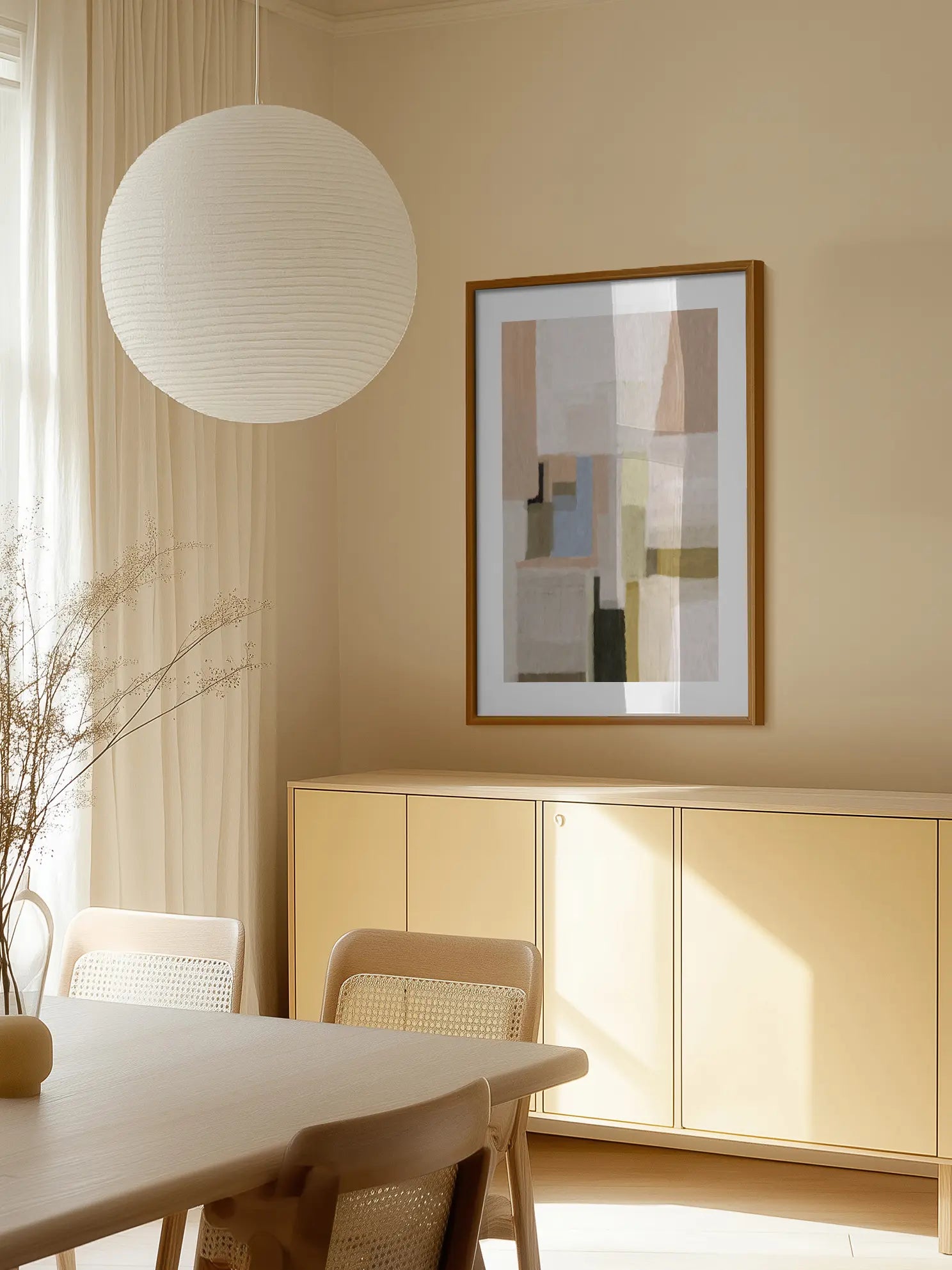 Pastel Abstraction Poster