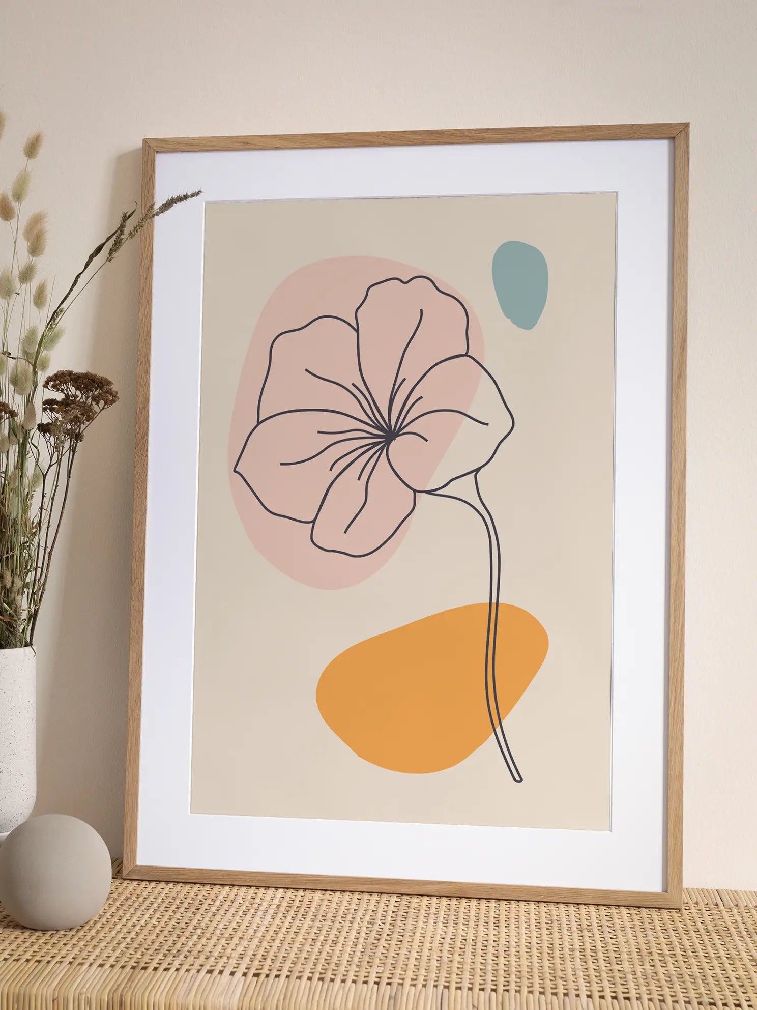 Pastel Flower Poster
