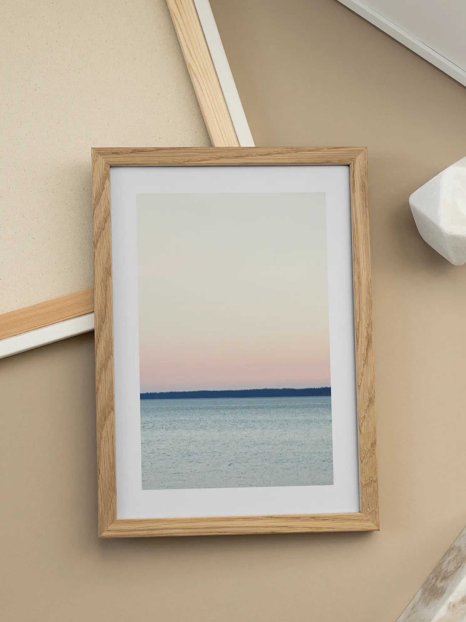 Pastel Lake Poster