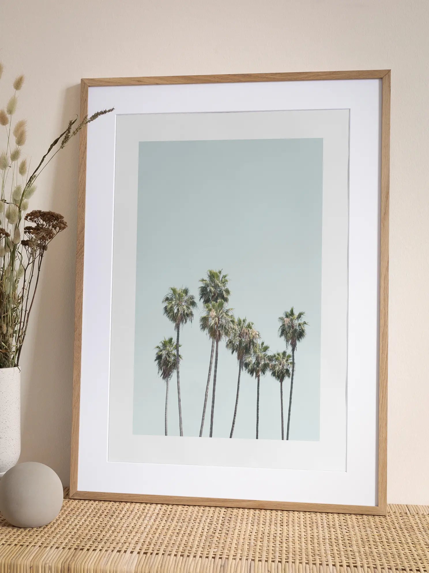 Pastel Palms Poster