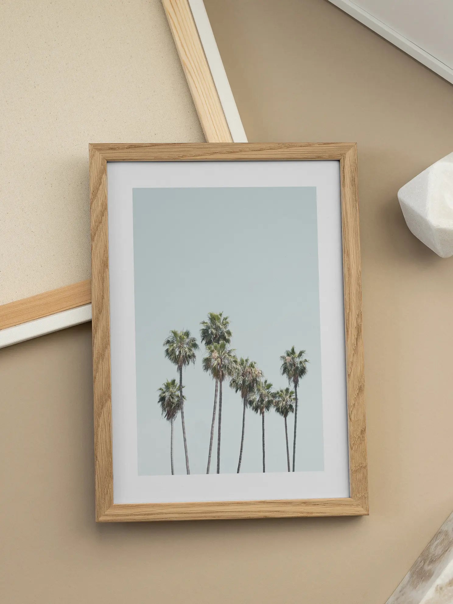 Pastel Palms Poster