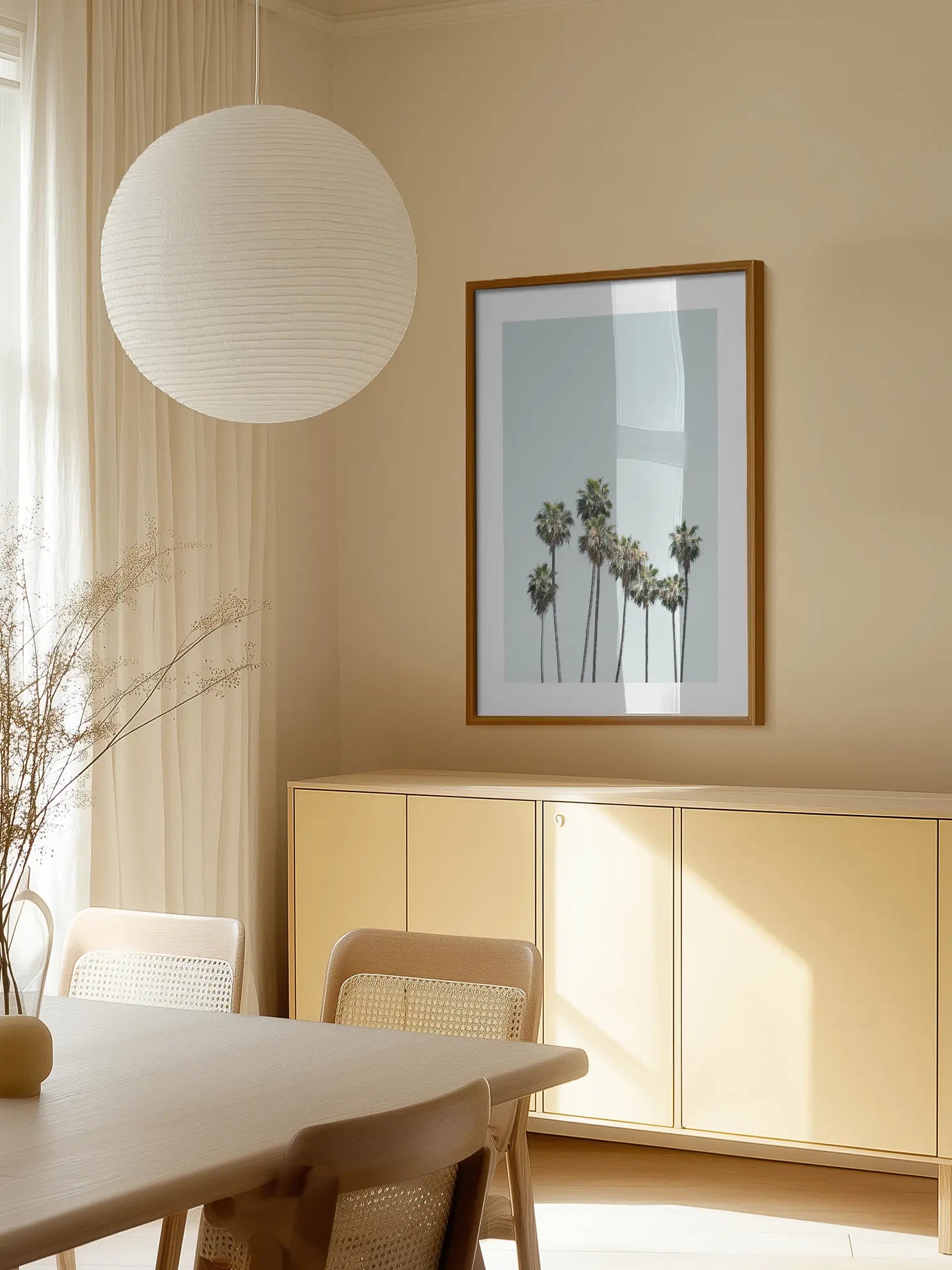 Pastel Palms Poster