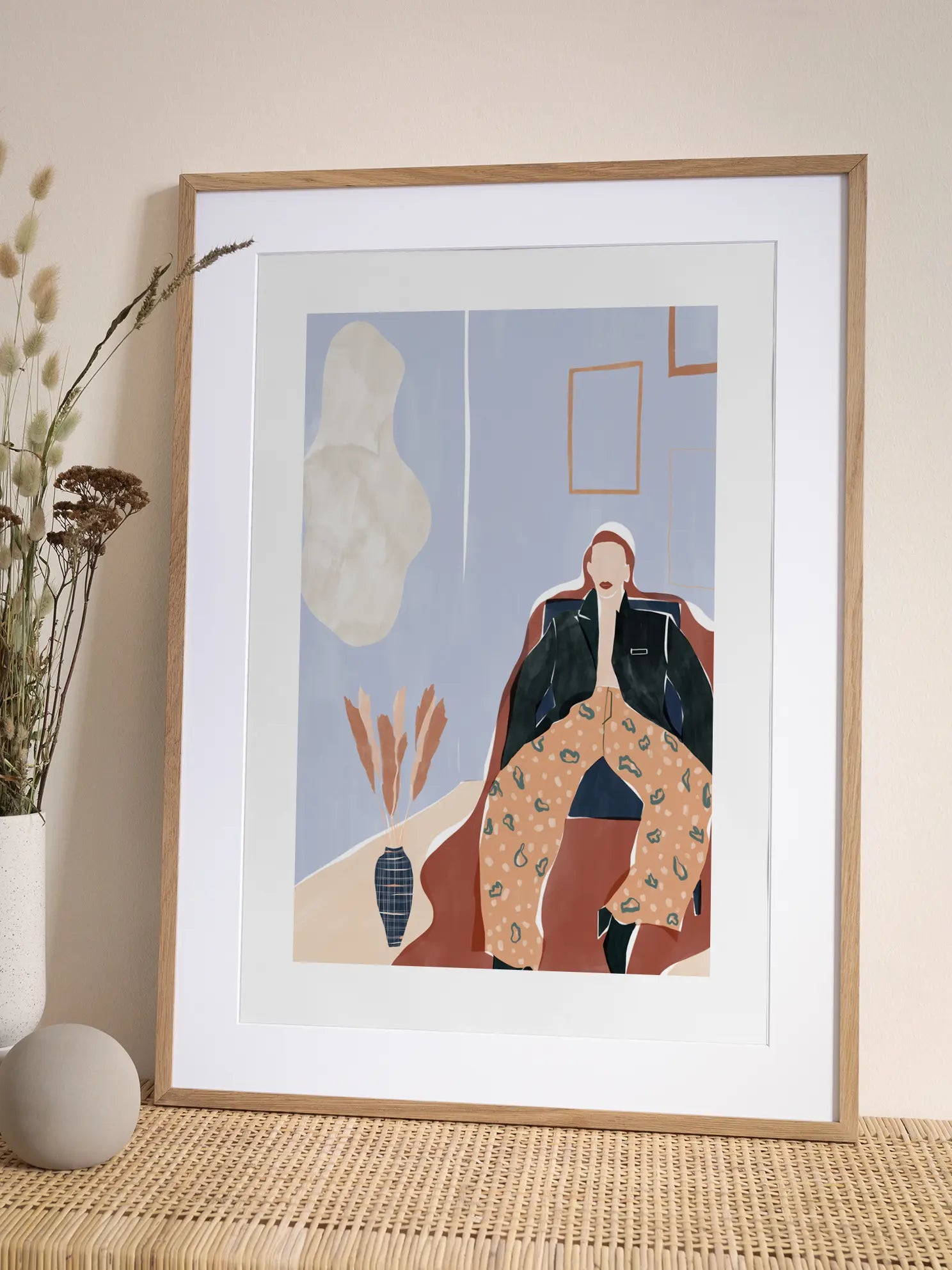 Patterned Pants Poster