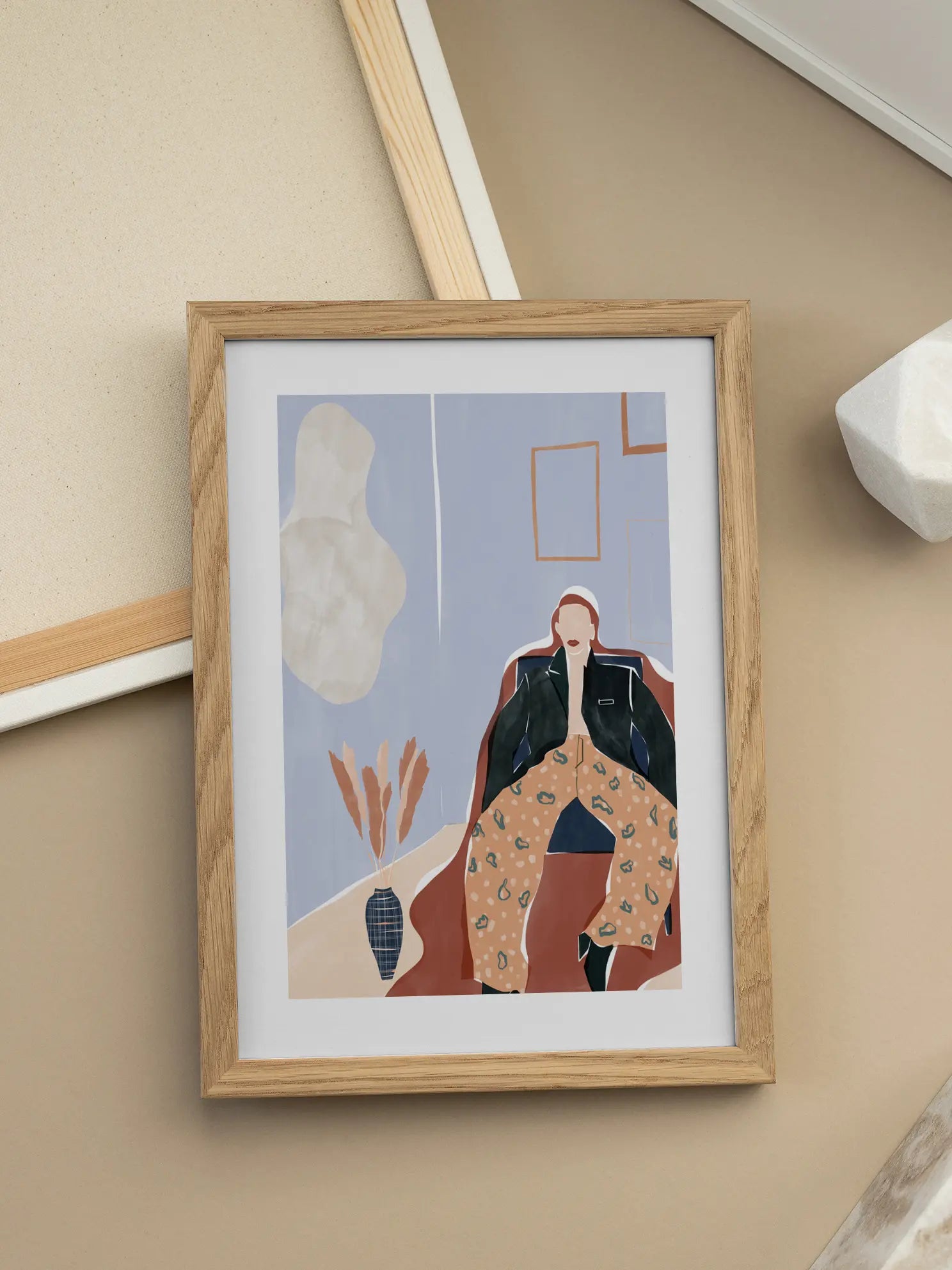 Patterned Pants Poster