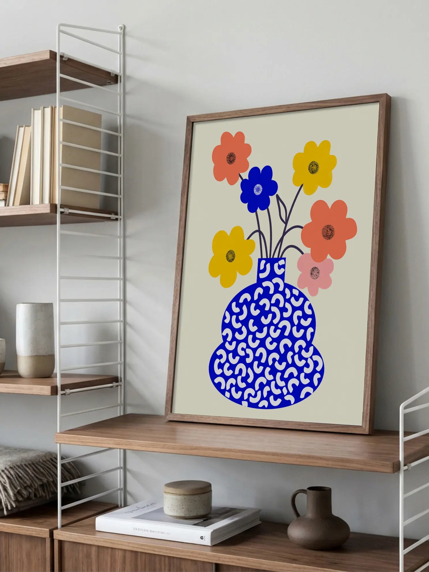 Patterned Vase Poster