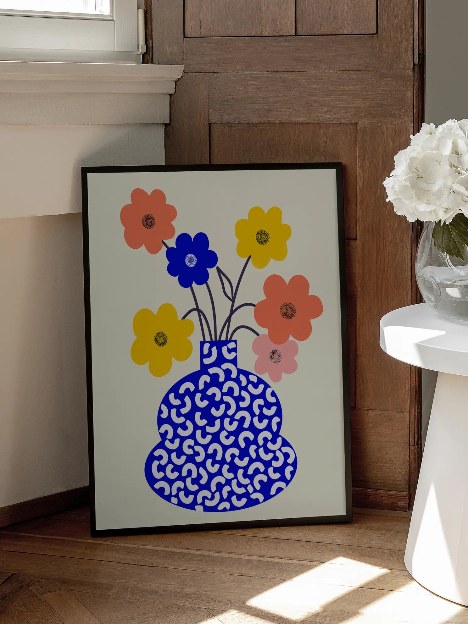 Patterned Vase Poster