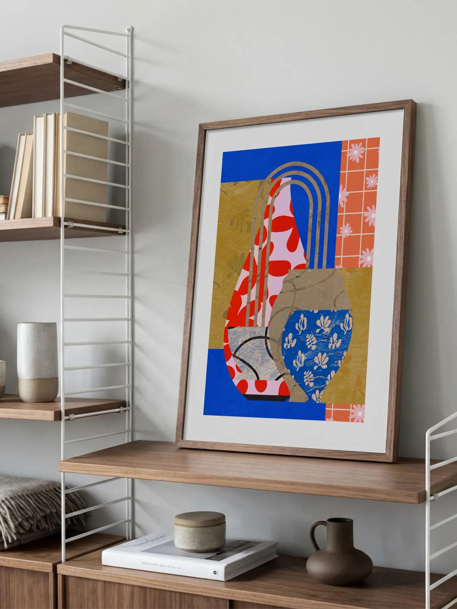 Patterned Vases Poster