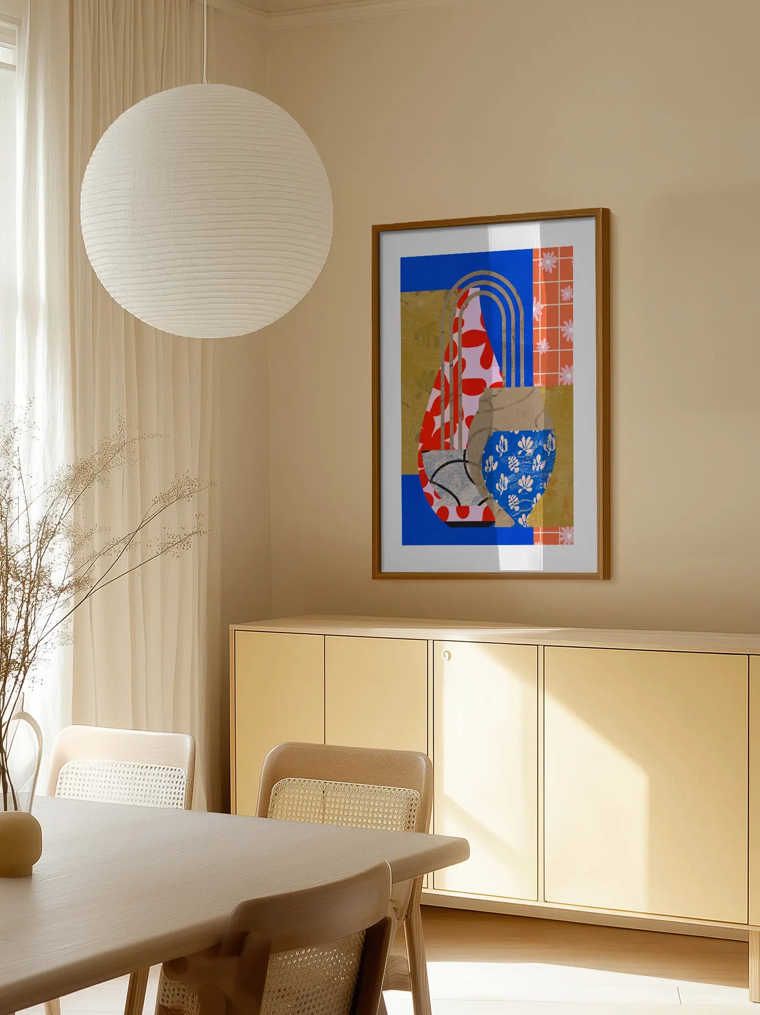 Patterned Vases Poster
