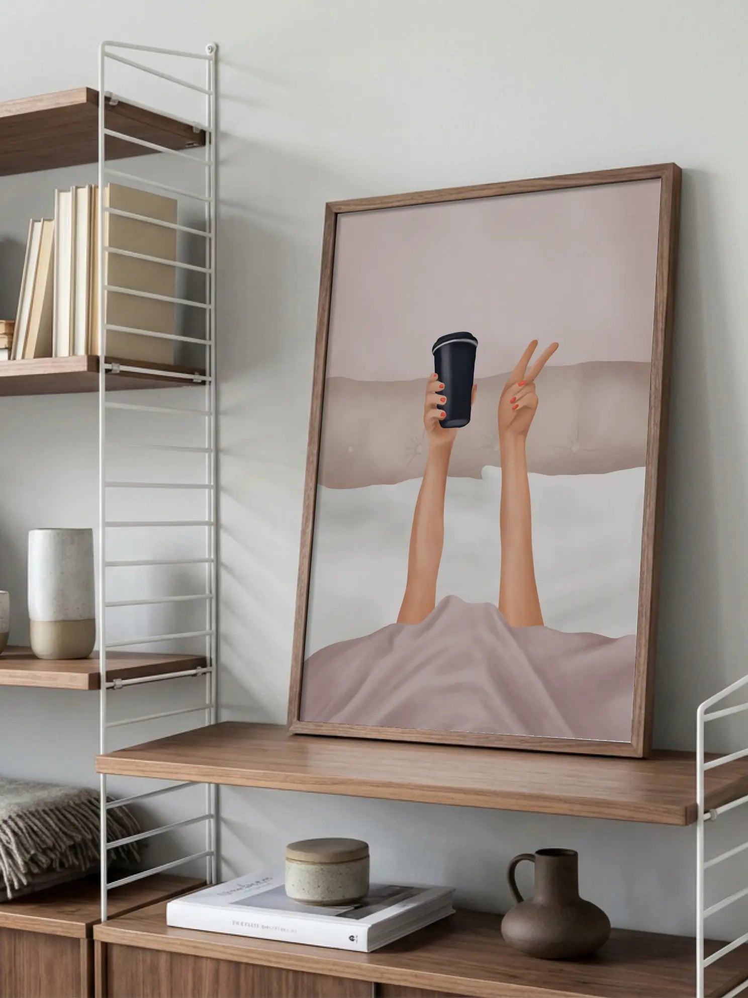 Peace and Coffee Poster