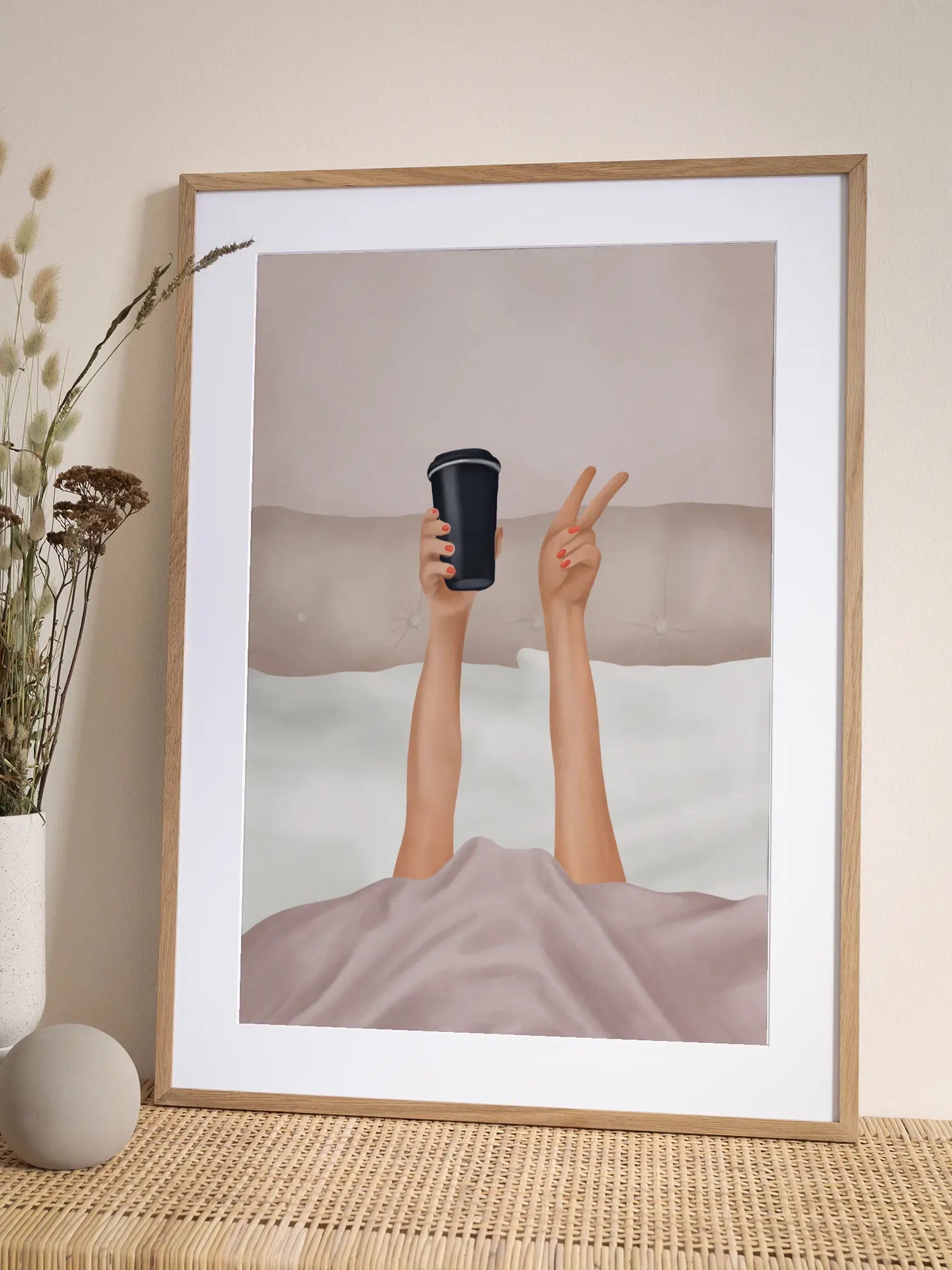 Peace and Coffee Poster