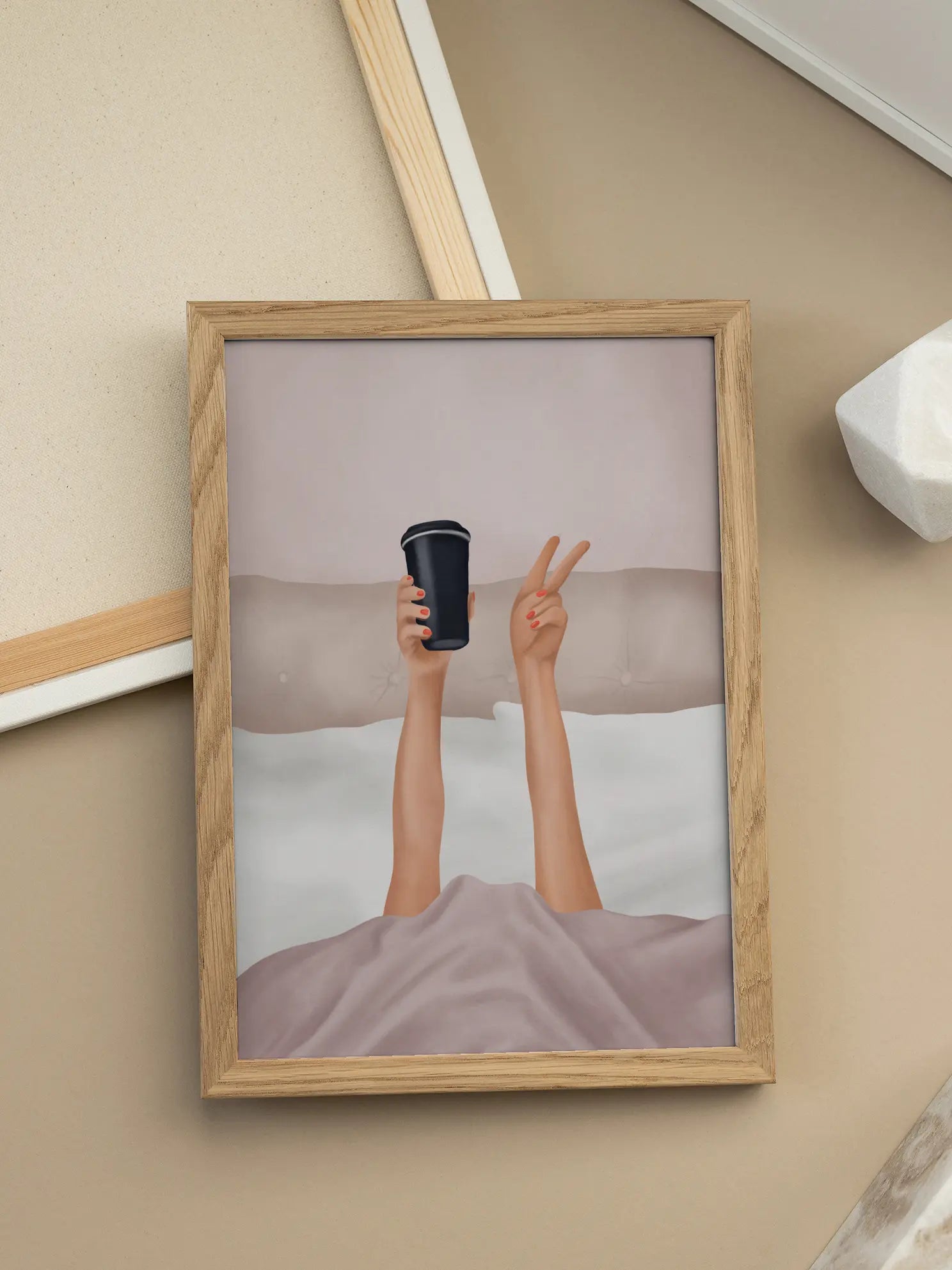 Peace and Coffee Poster