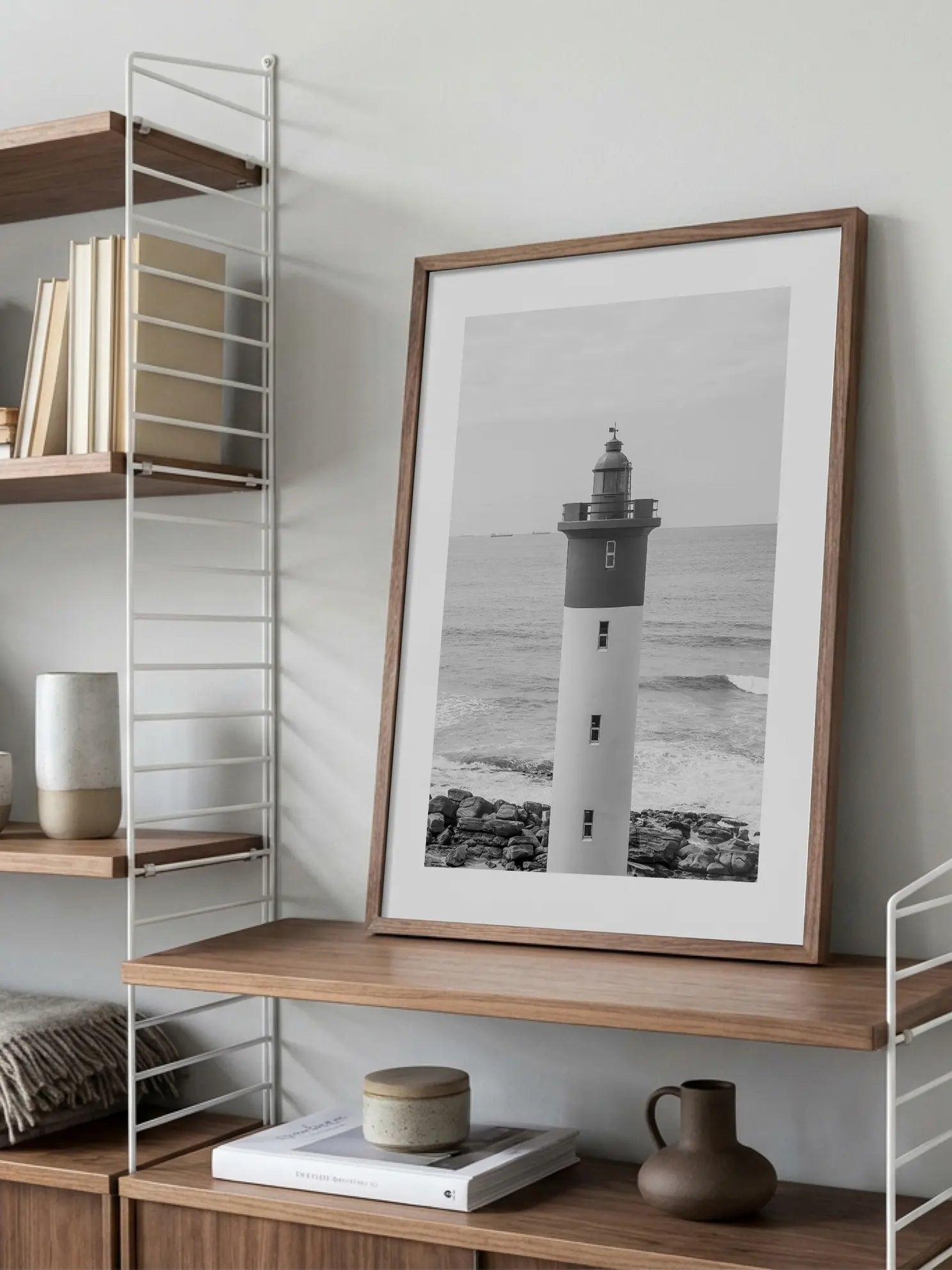 Peaceful Light House Poster