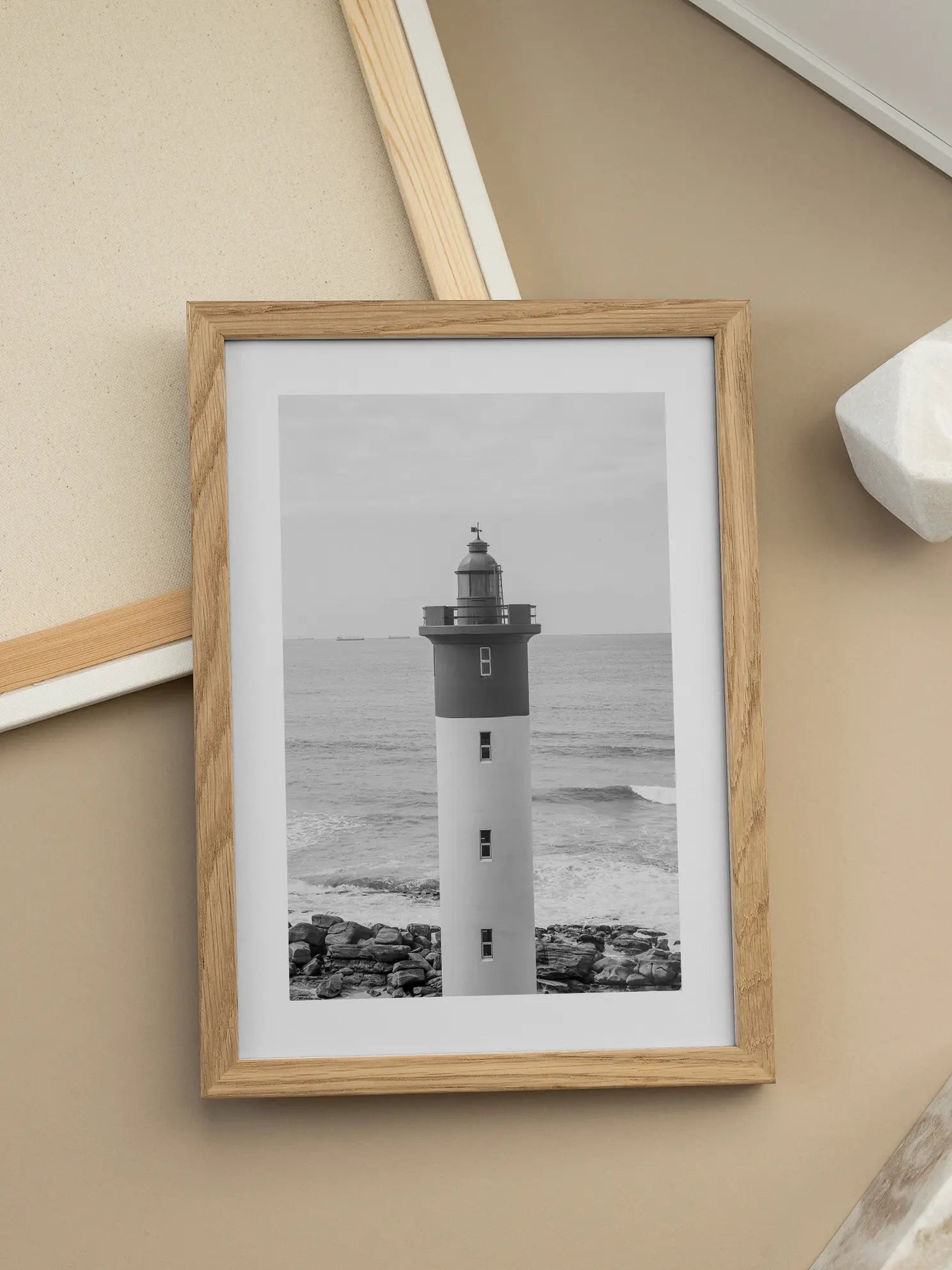 Peaceful Light House Poster