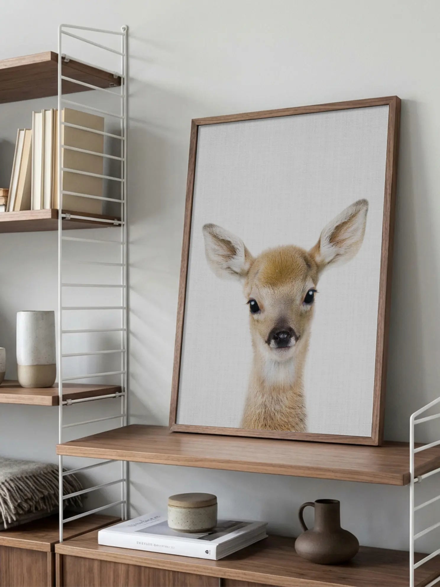 Peekaboo Baby Deer Poster
