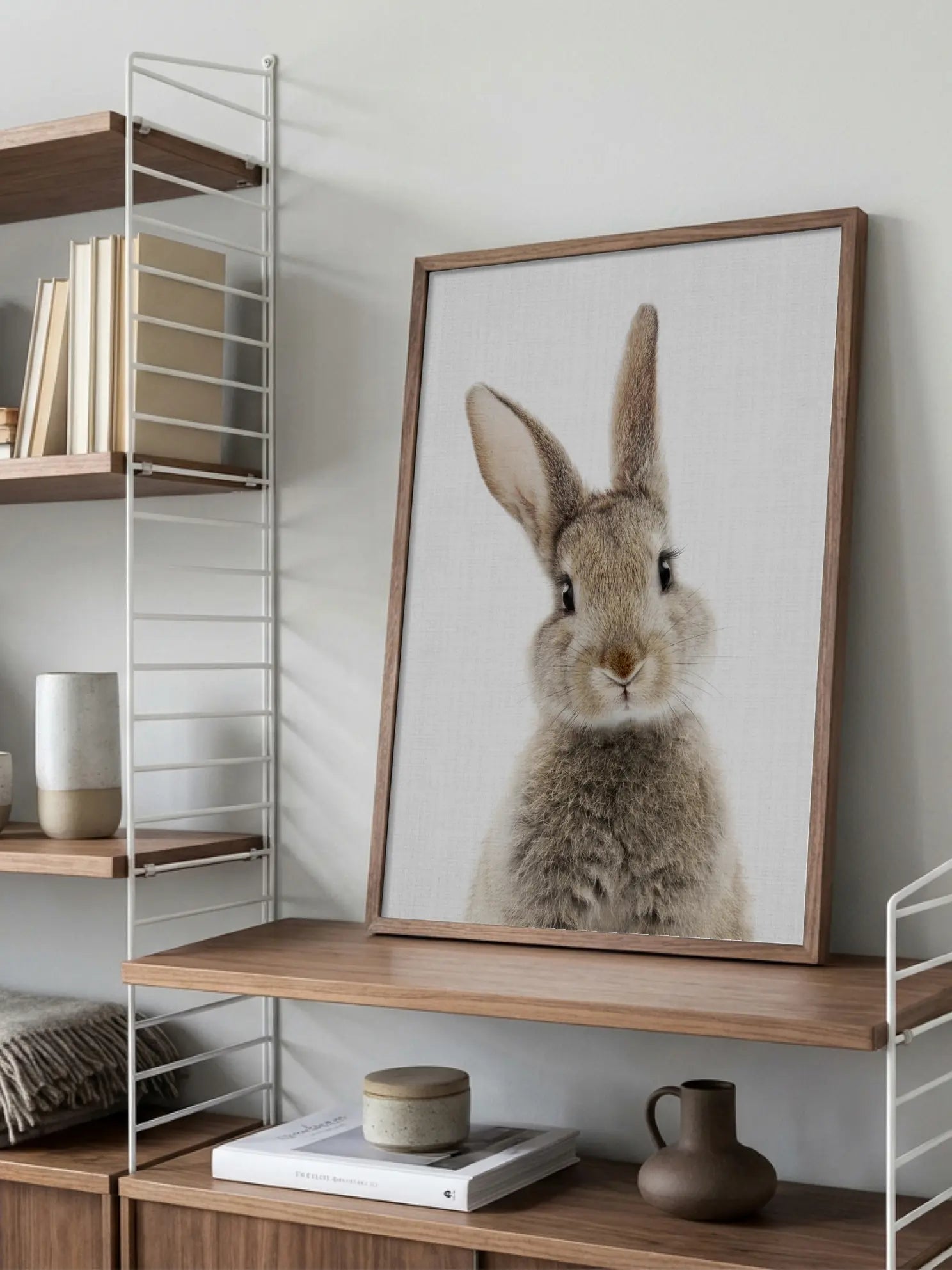 Peekaboo Bunny Poster